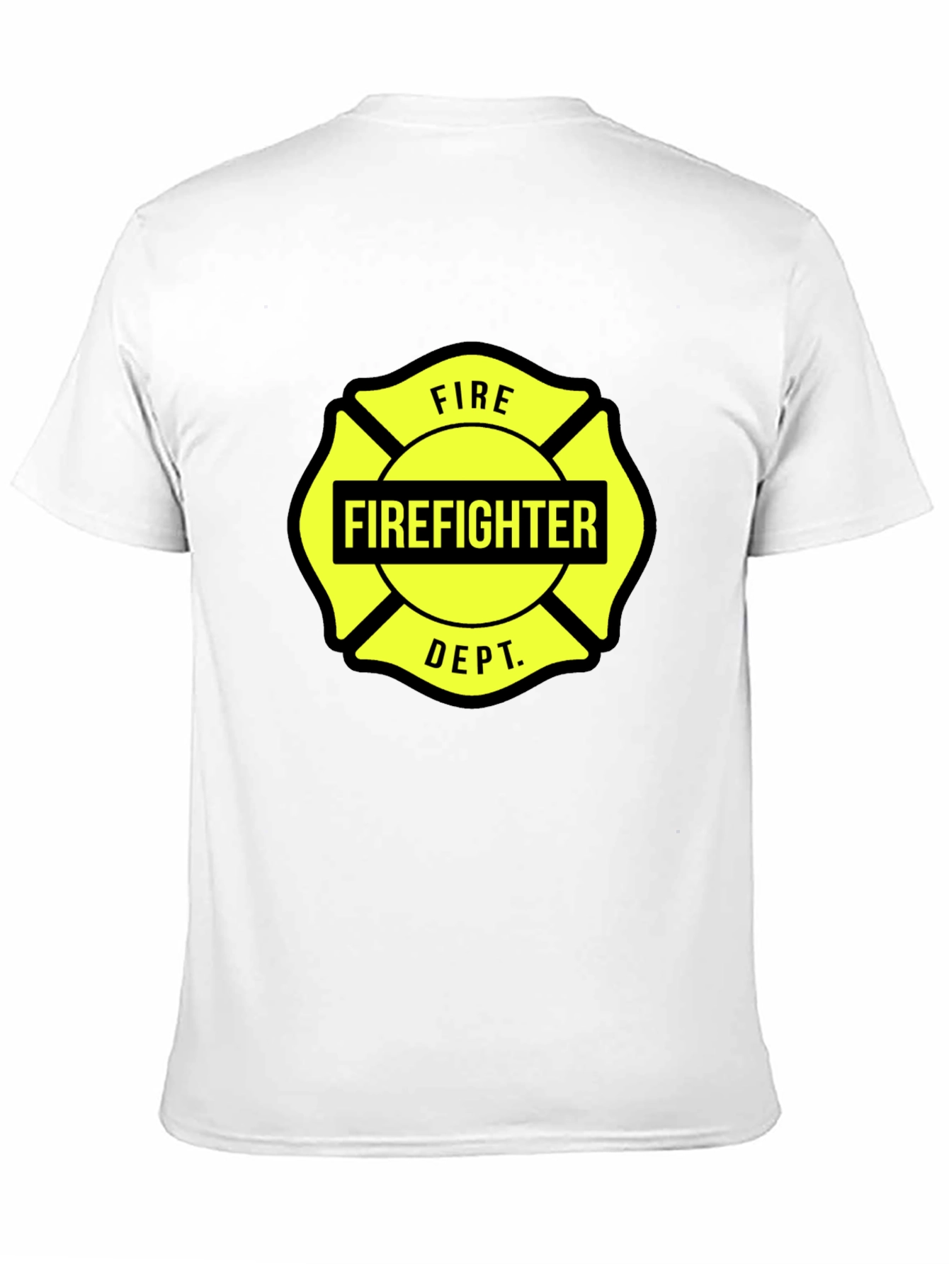 Firefighter Dept. Graphic Tee - Maltese Cross Design