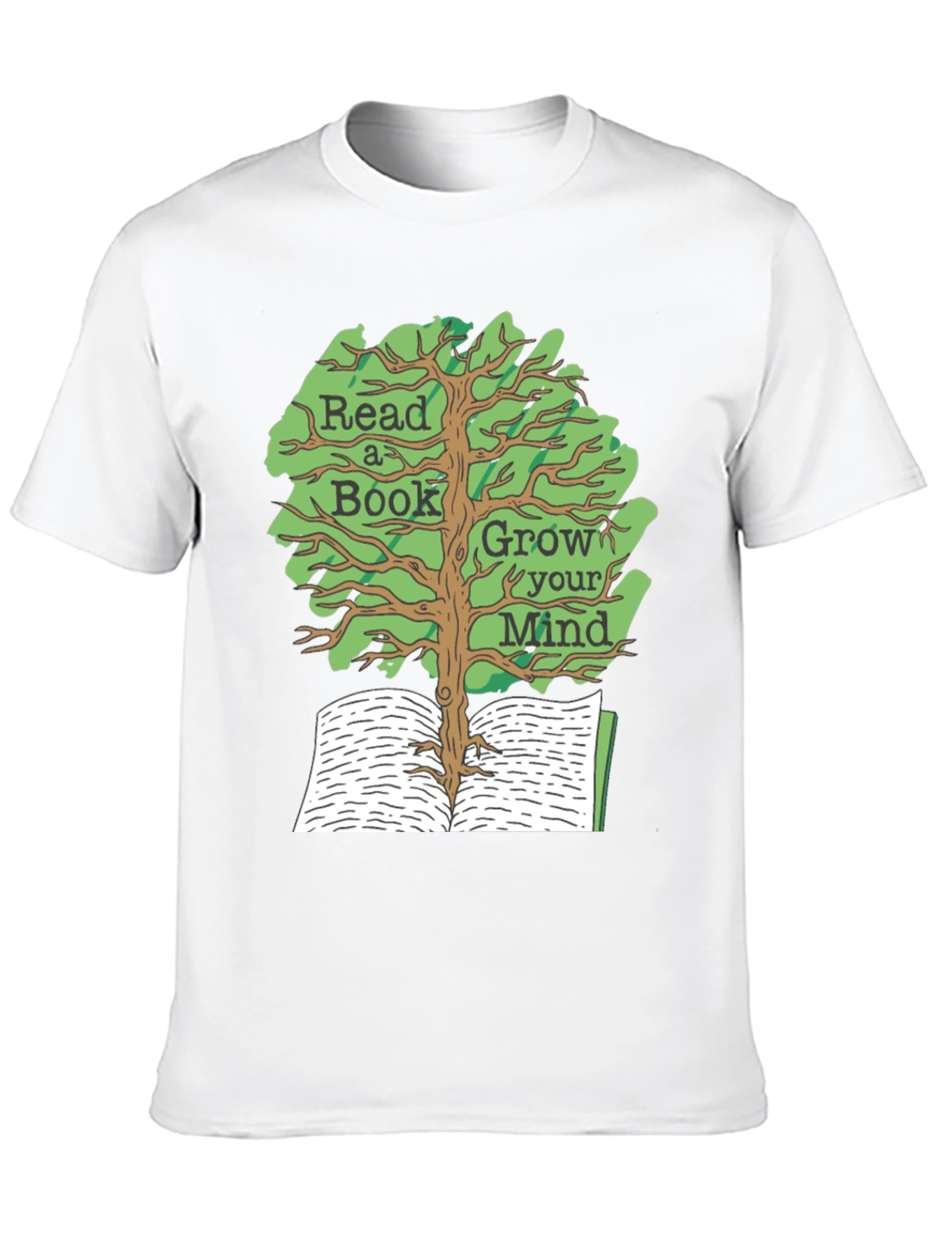 Read A Book Grow Your Mind Graphic Tee
