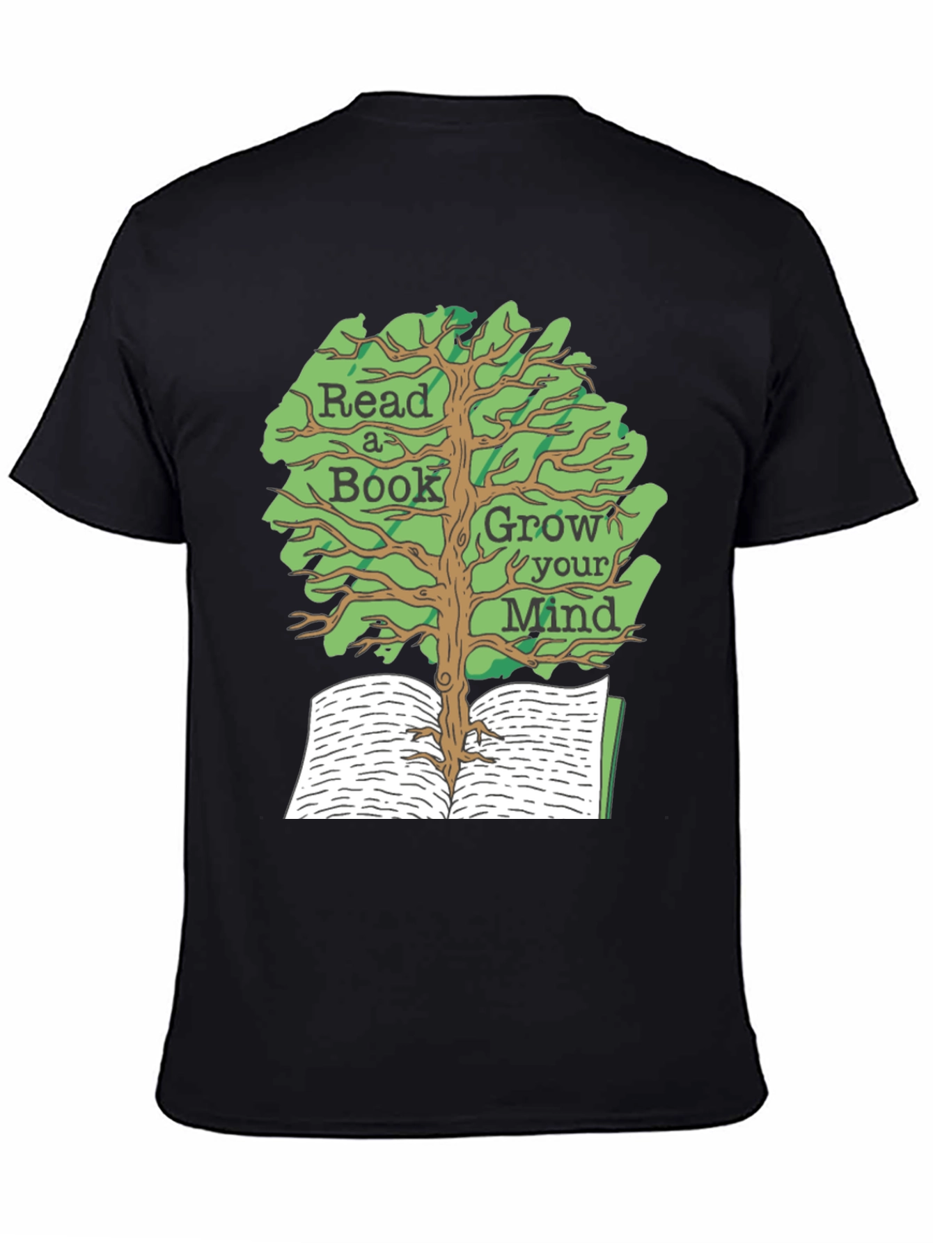 Read A Book Grow Your Mind Graphic Tee