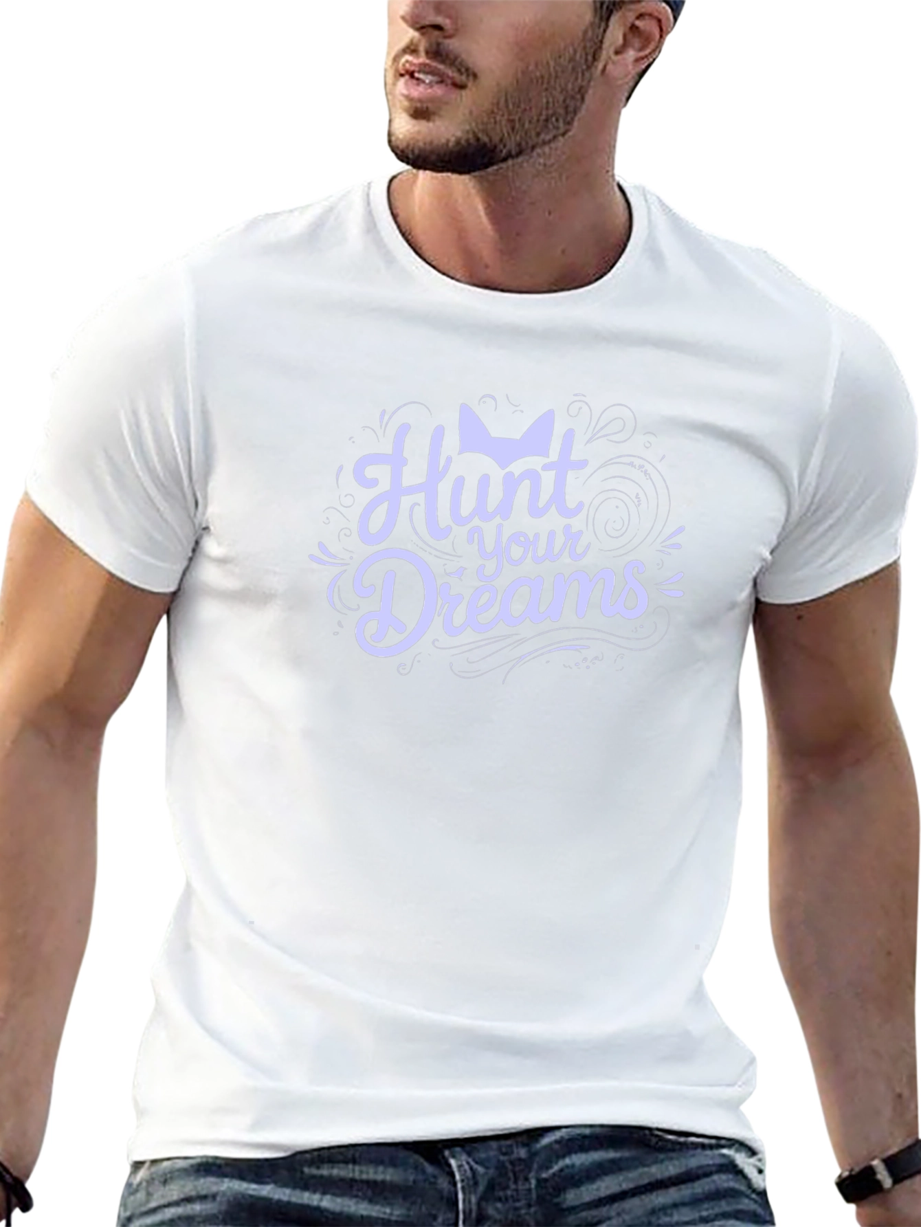 Hunt Your Dreams Graphic Tee - Black T-Shirt