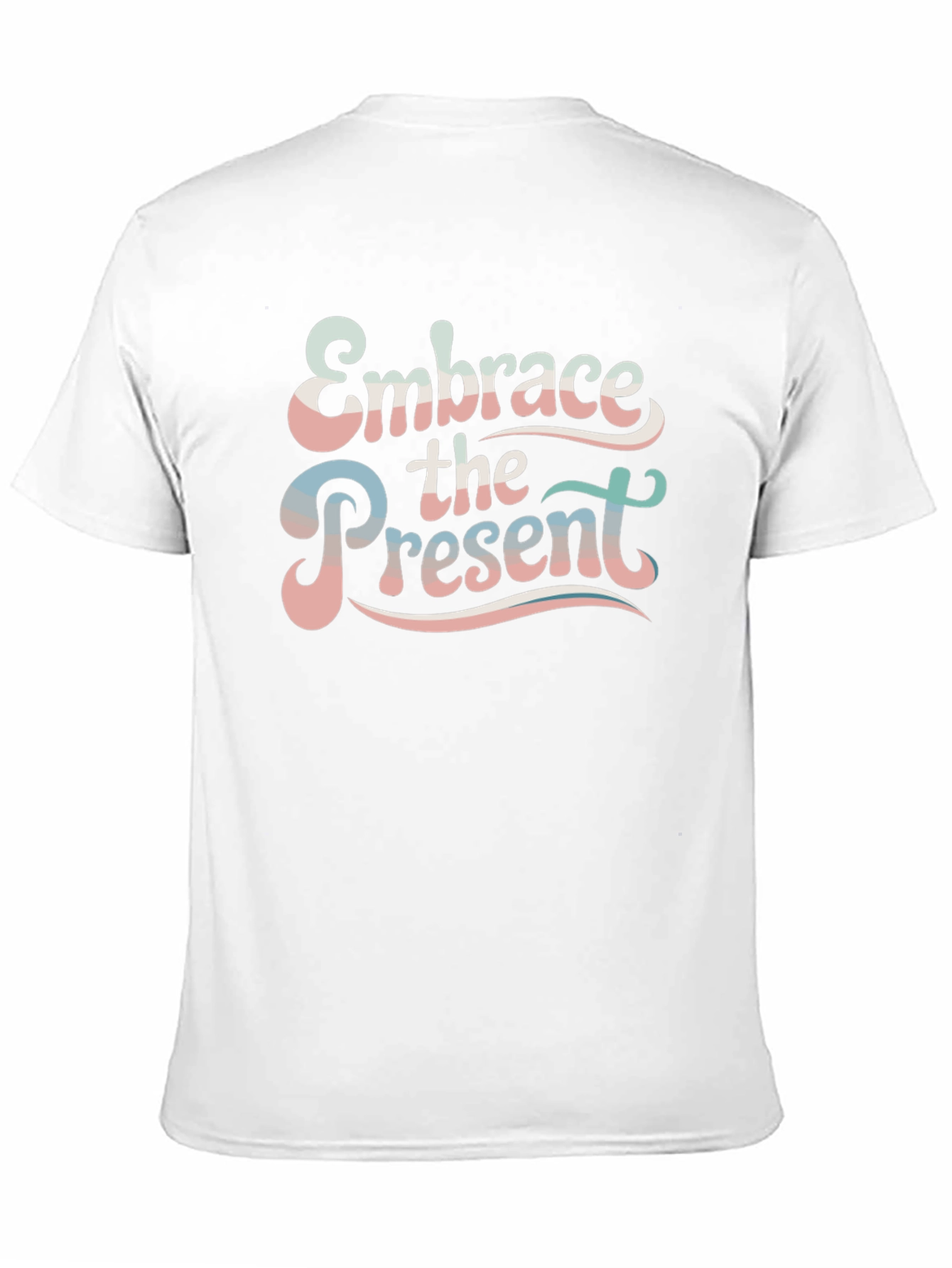 Embrace the Present T-Shirt - Retro Design