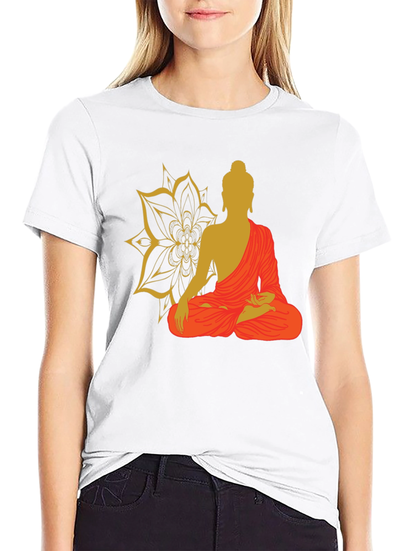 Buddha Graphic Tee - Mens Black T-Shirt