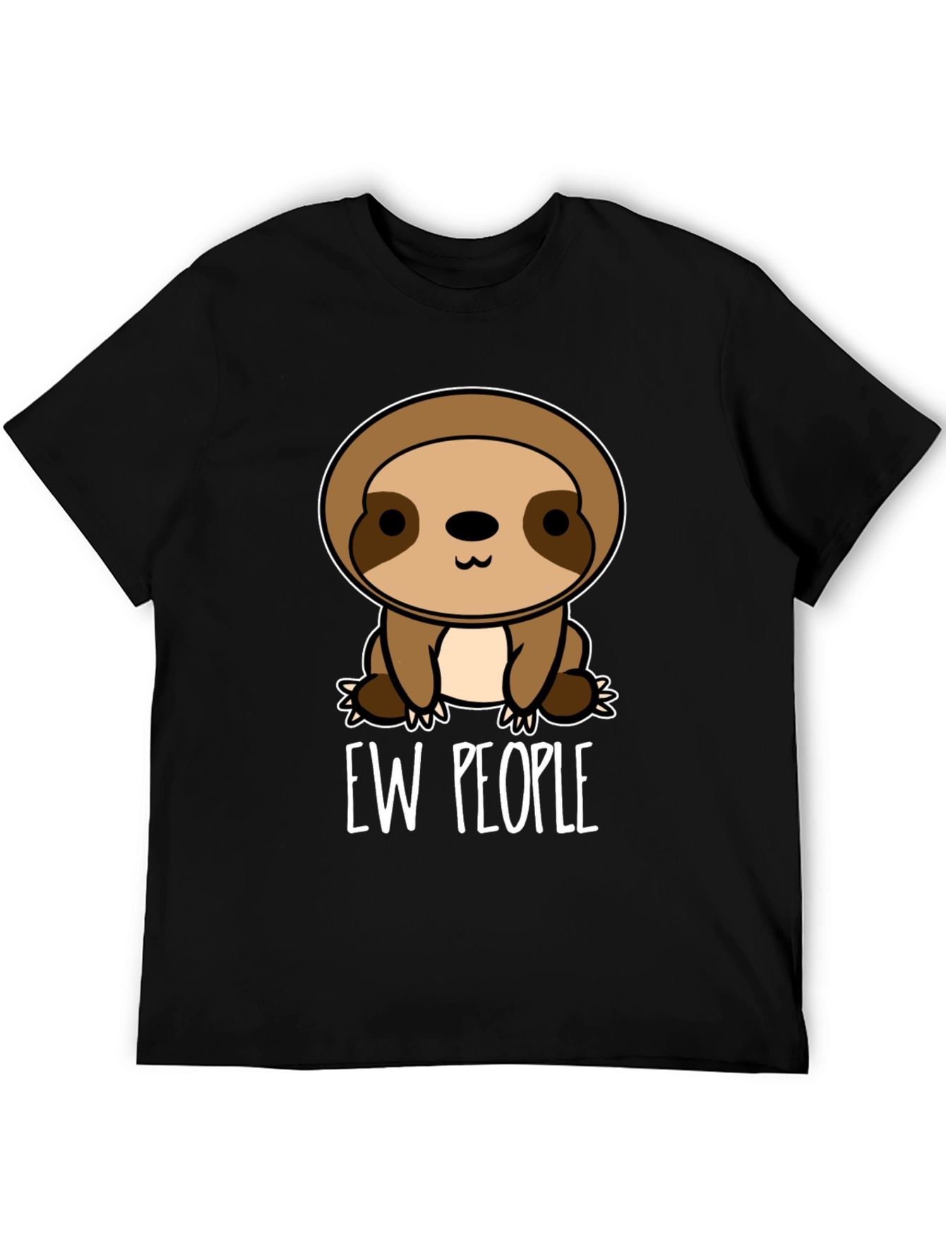 Ew People Sloth Graphic T-Shirt