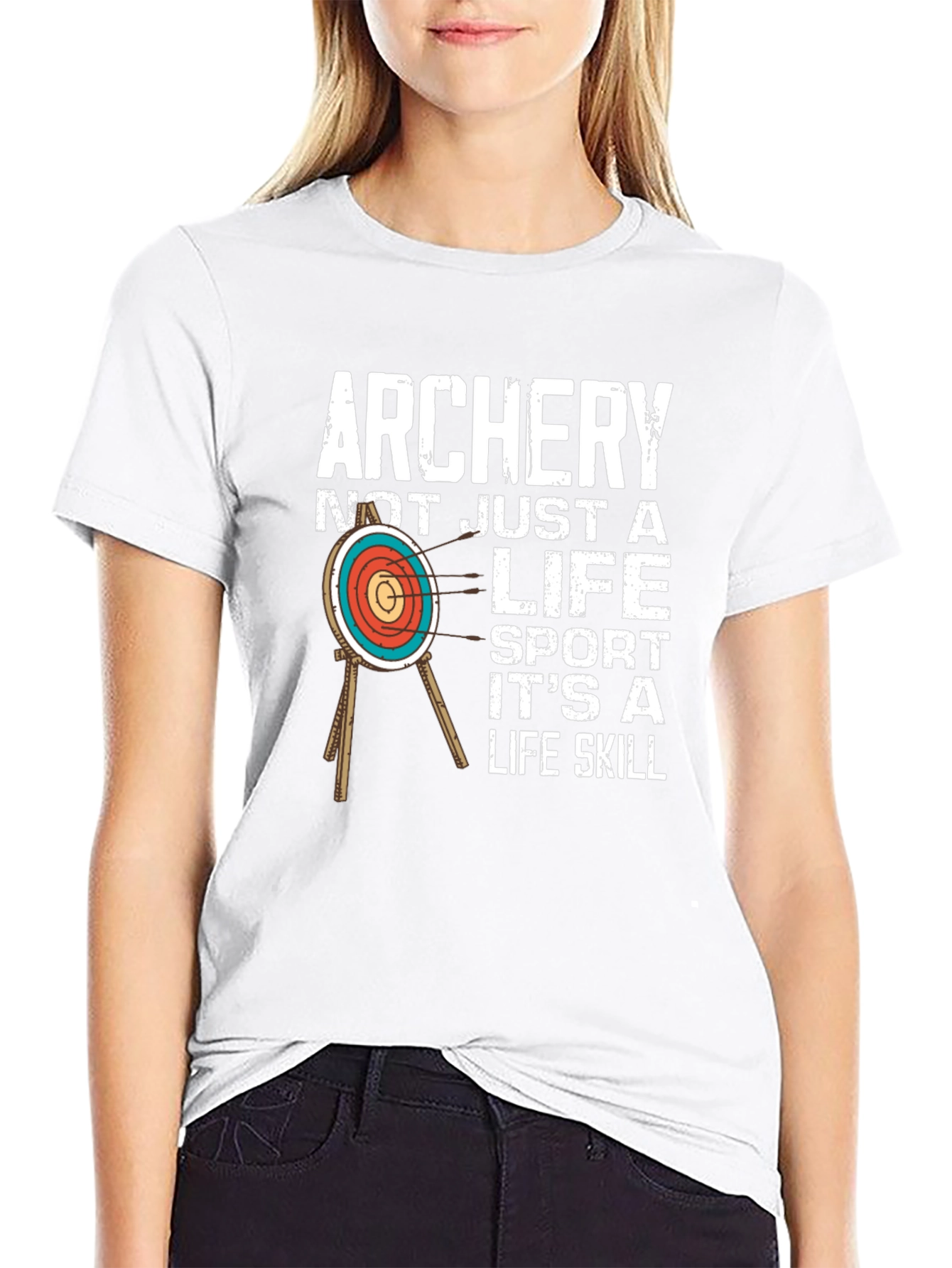 Archery Life Skill Graphic T-Shirt