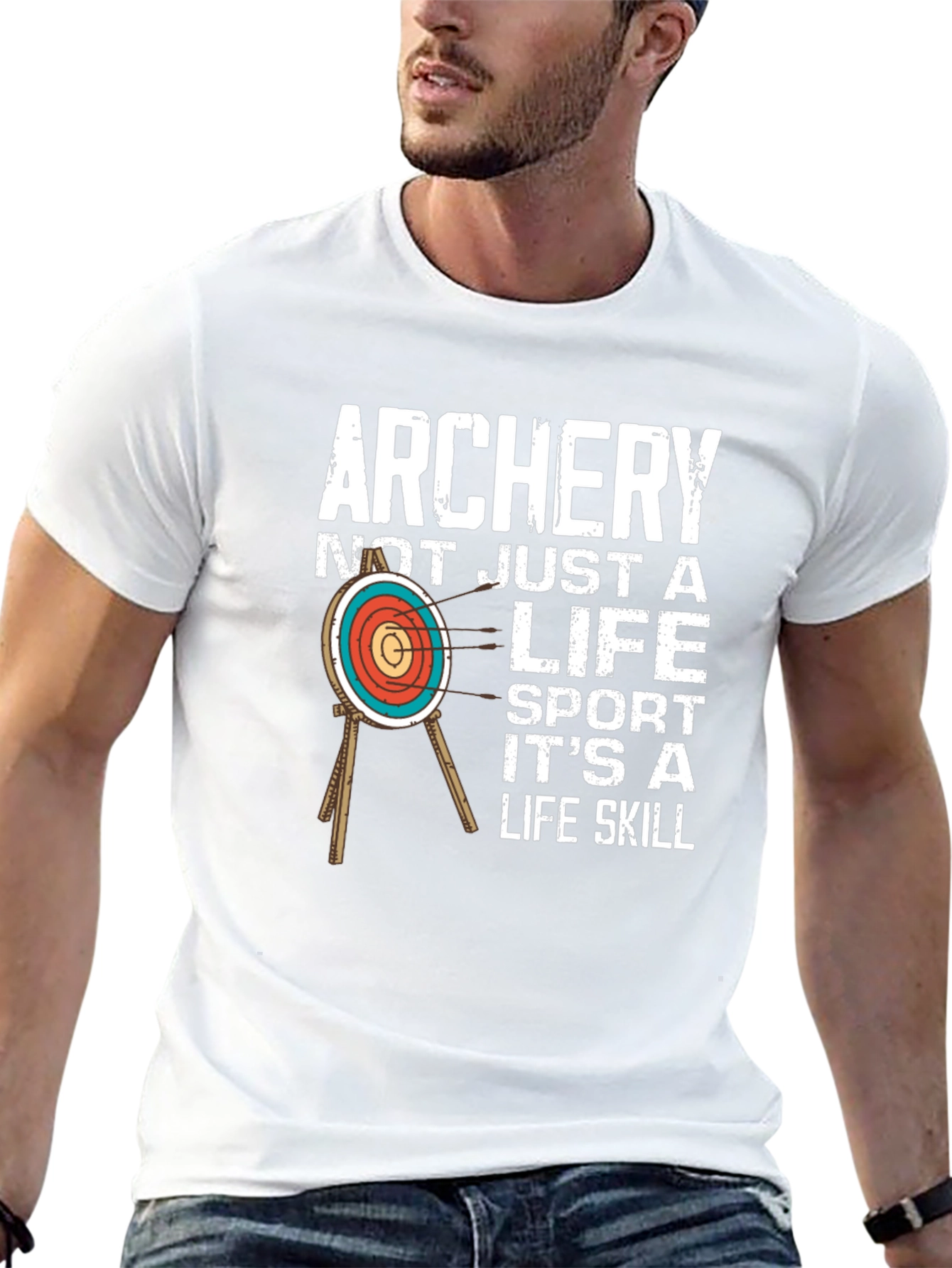 Archery Life Skill Graphic T-Shirt