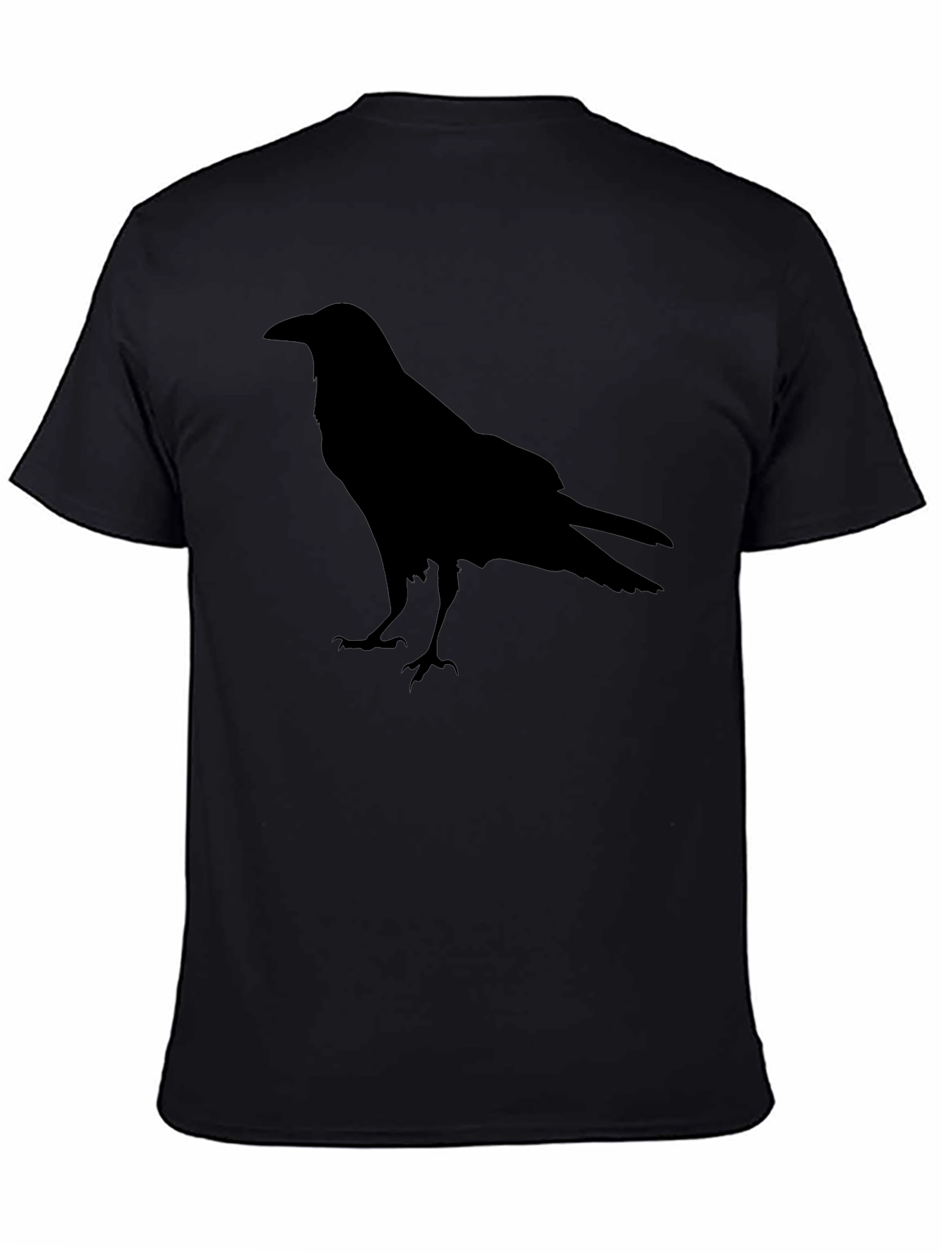 Raven Graphic Tee - Mens Black Crow T-Shirt