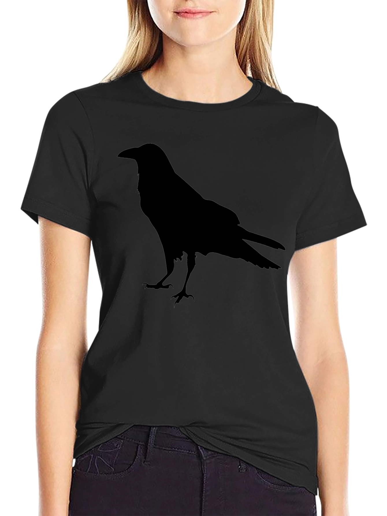 Raven Graphic Tee - Mens Black Crow T-Shirt
