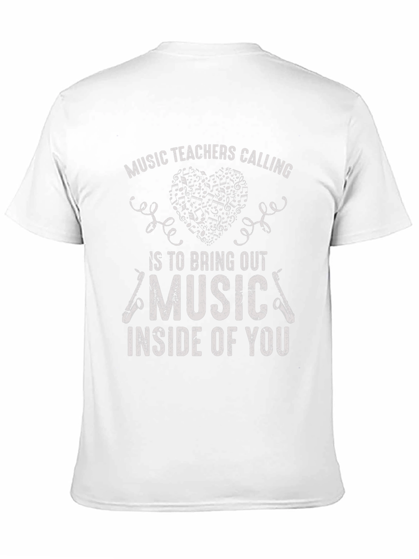 Music Teacher Graphic Tee - Inspire with Music