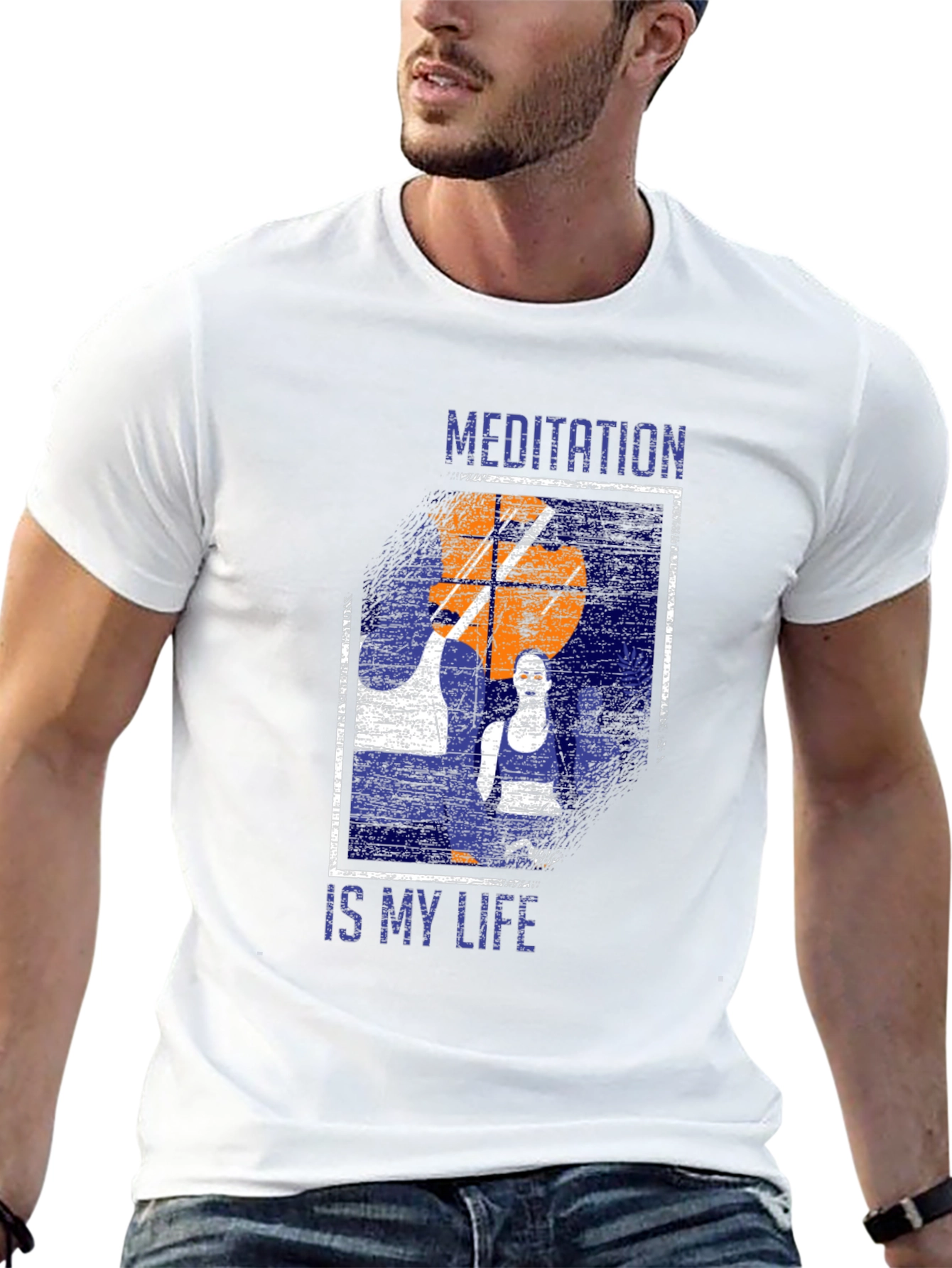 Meditation Is My Life Graphic T-Shirt