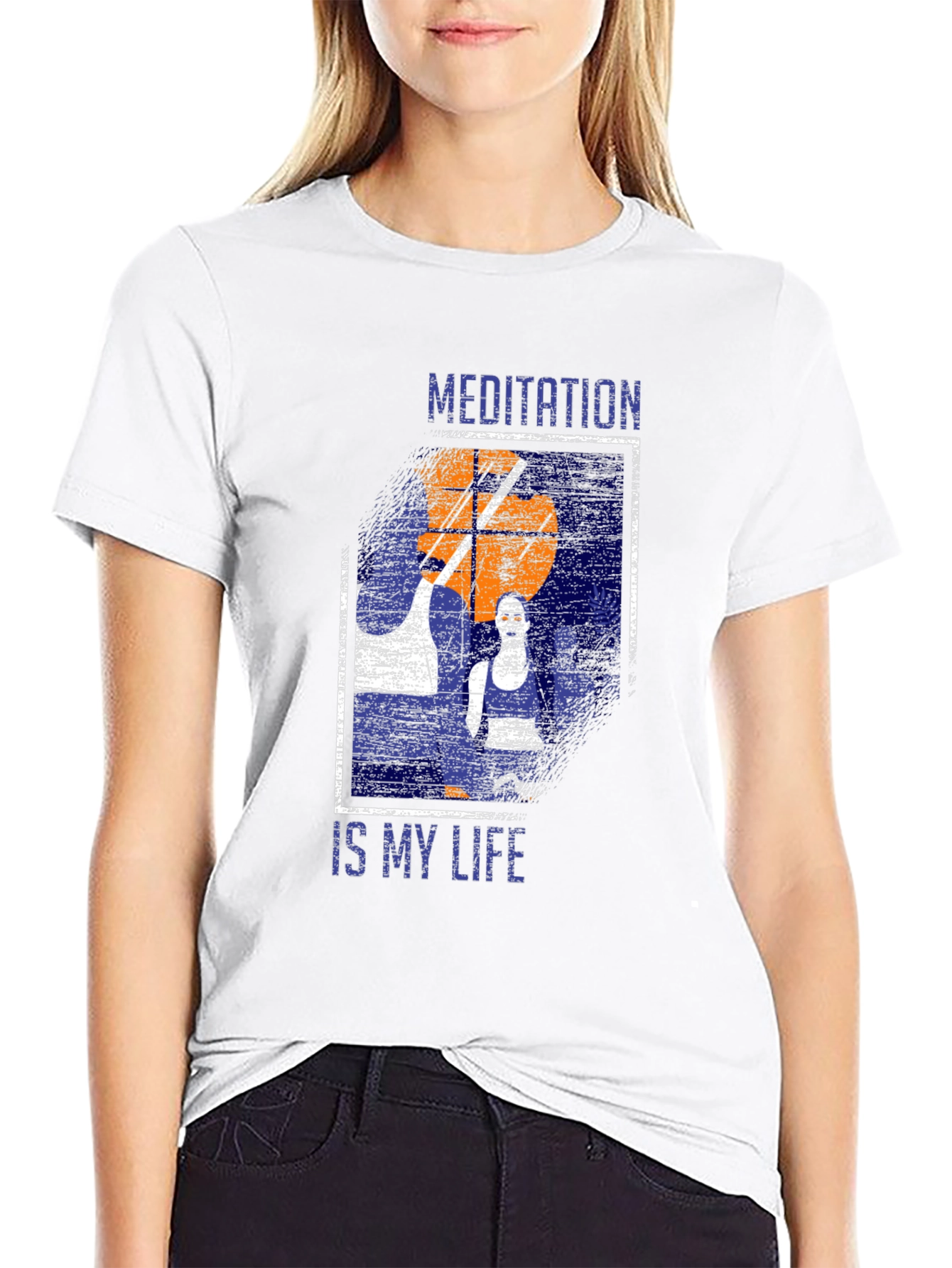 Meditation Is My Life Graphic T-Shirt