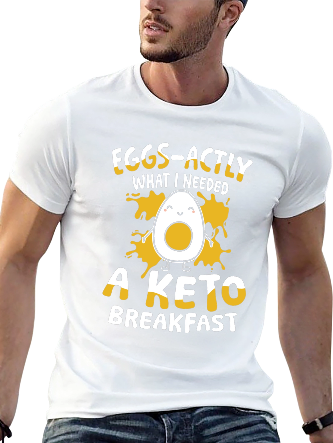 Eggs-actly Keto Breakfast Funny T-Shirt