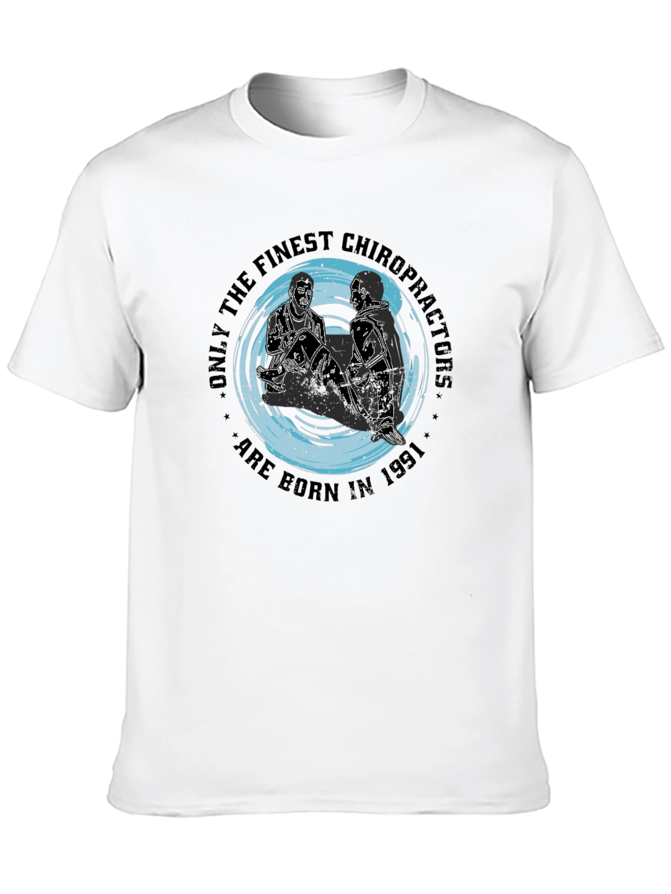 Finest Chiropractor 1991 Black T-Shirt