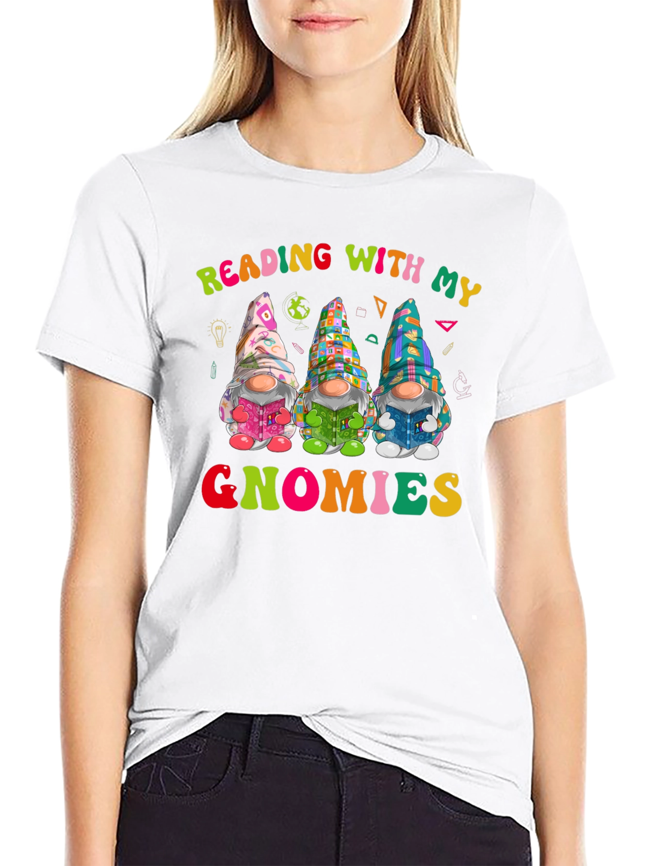 Reading with My Gnomies T-Shirt