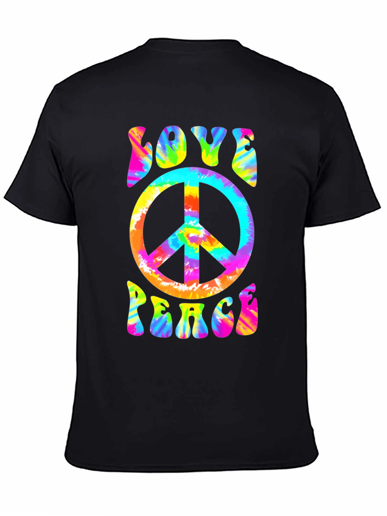 Love & Peace Tie-Dye T-Shirt