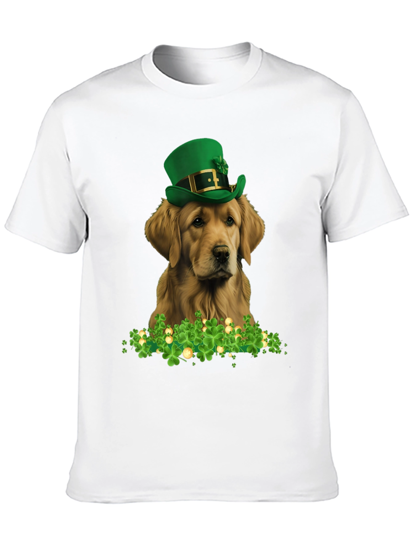 St. Patricks Day Golden Retriever T-Shirt