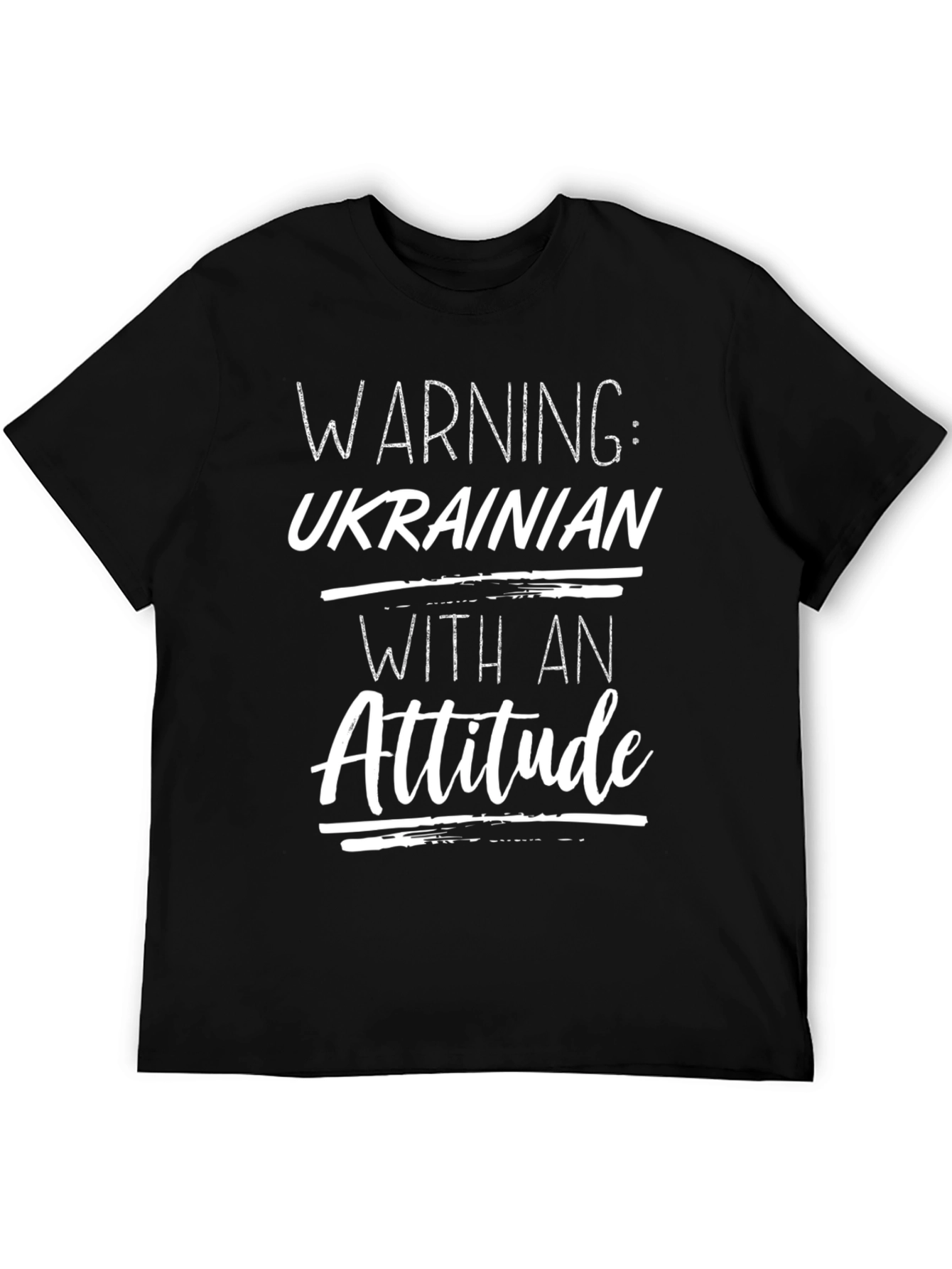 Warning Ukrainian Attitude T-Shirt