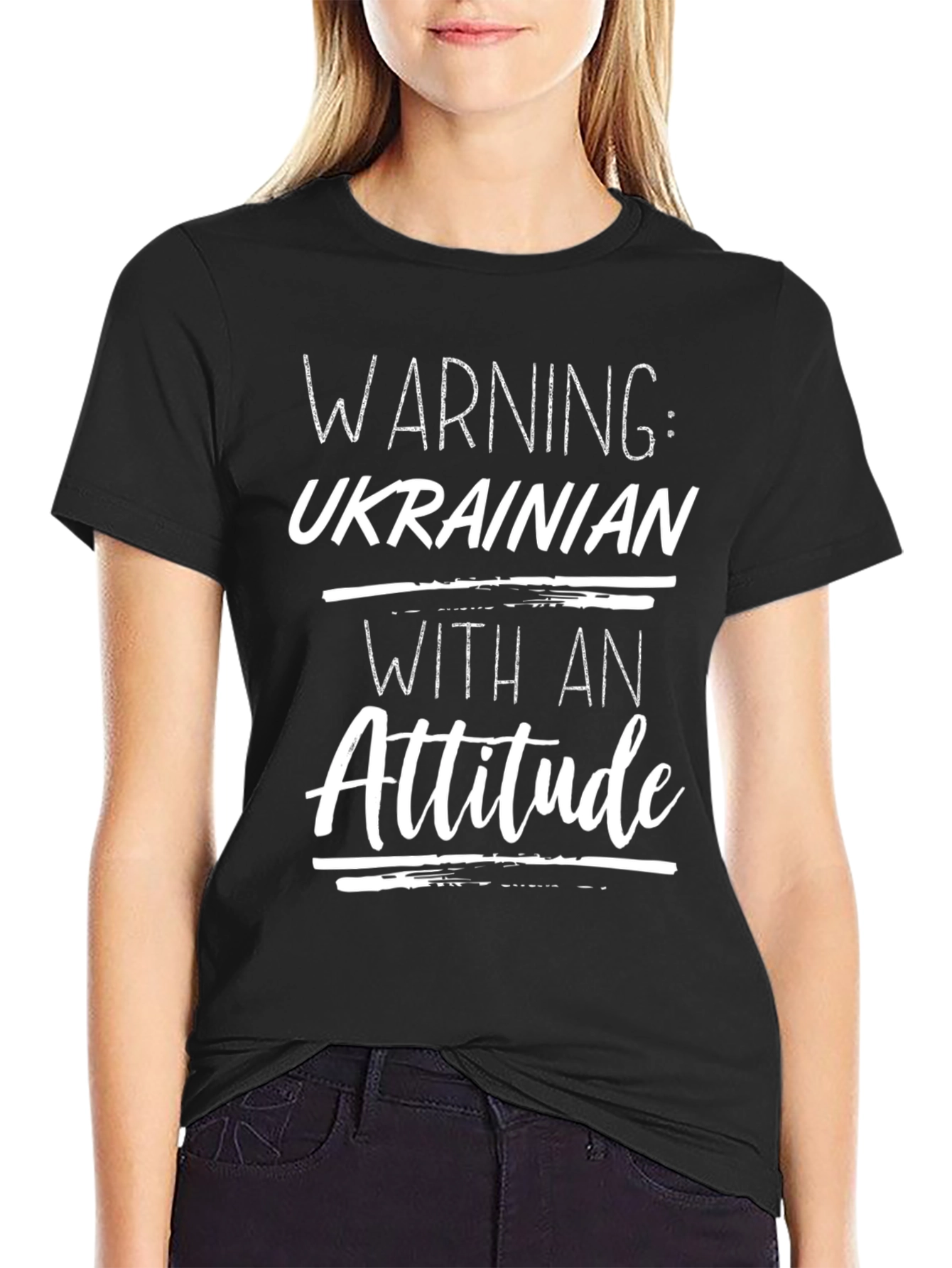 Warning Ukrainian Attitude T-Shirt