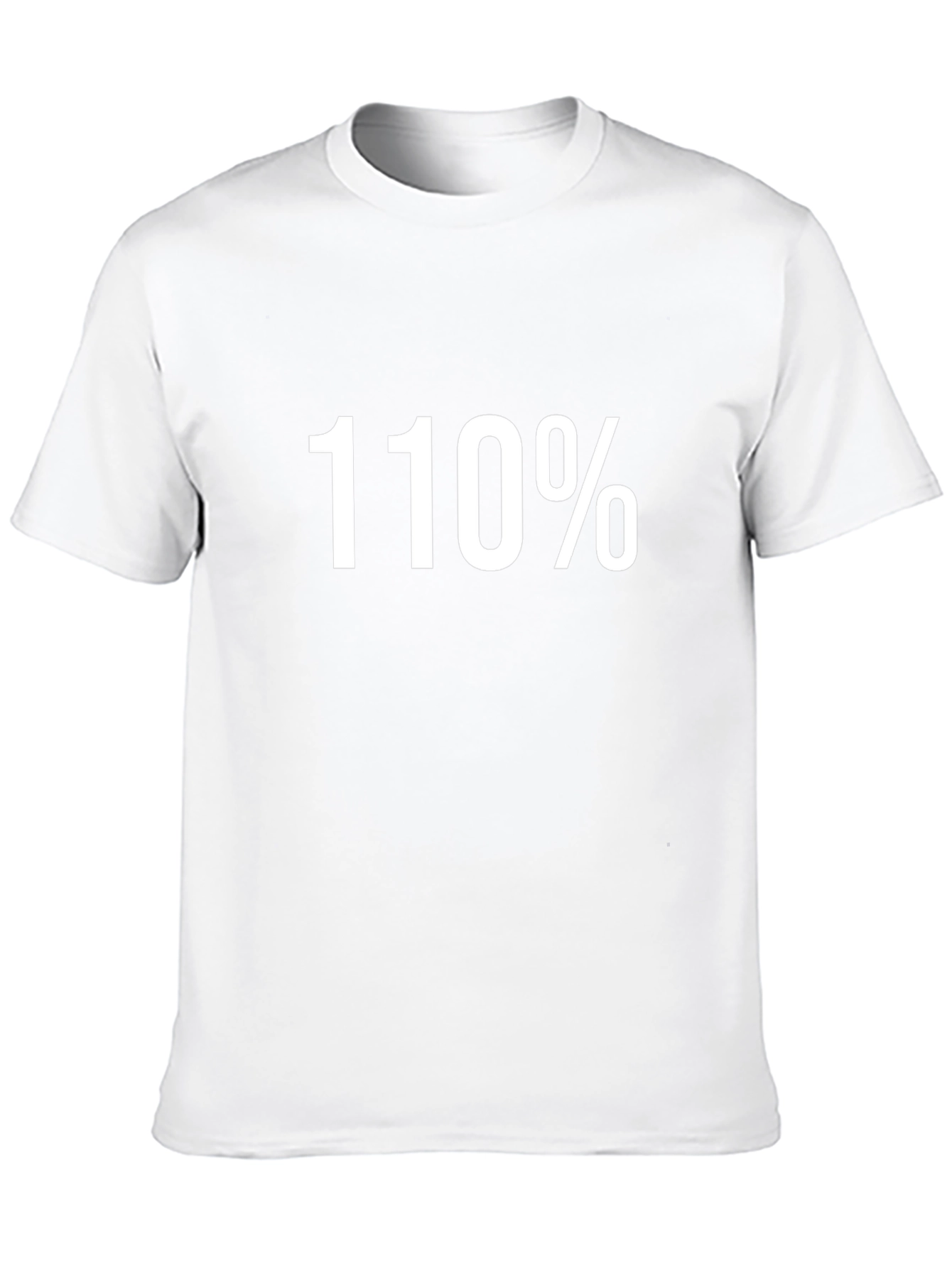 110% Graphic Tee - Black Cotton Blend