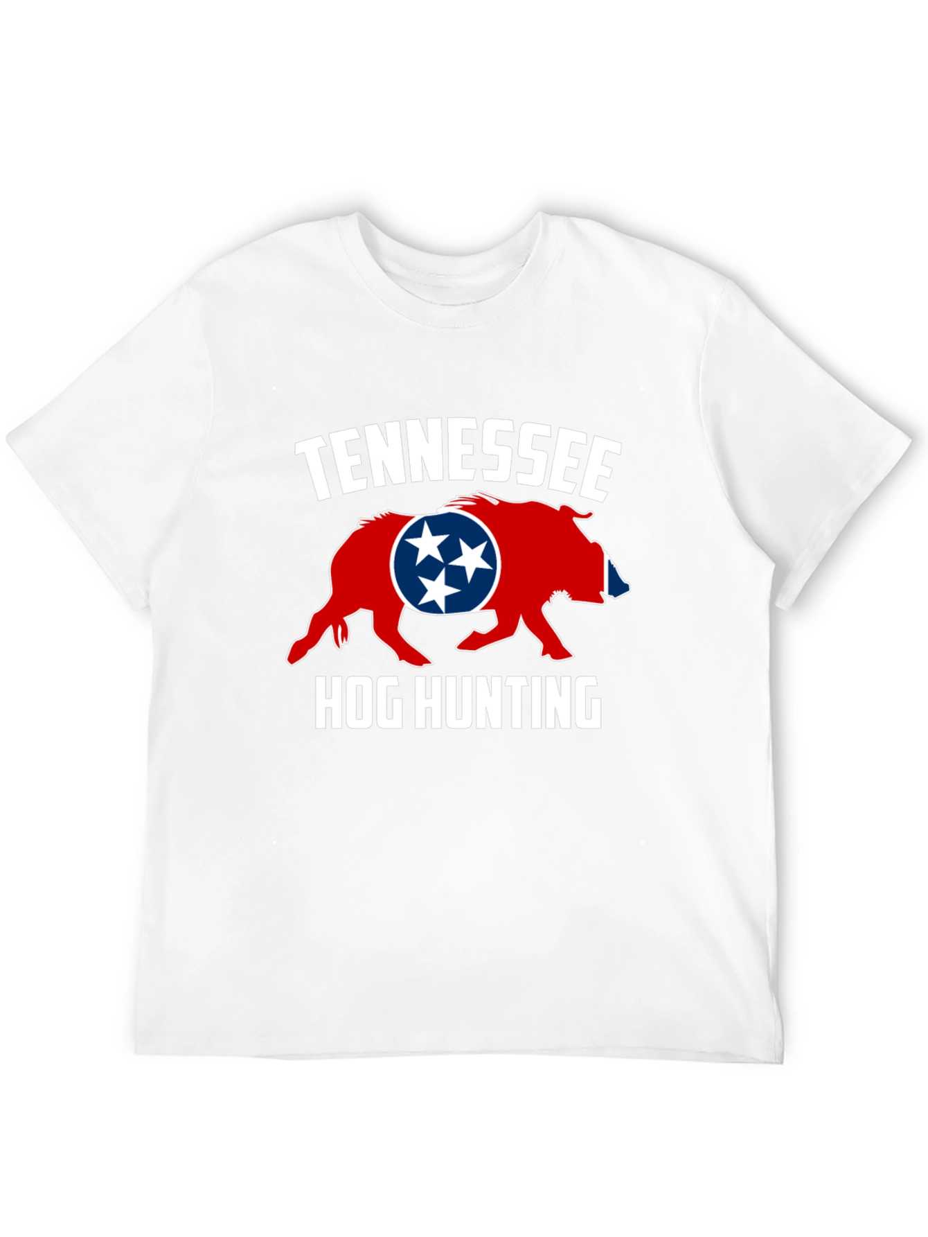Tennessee Hog Hunting T-Shirt - Mens Black Tee