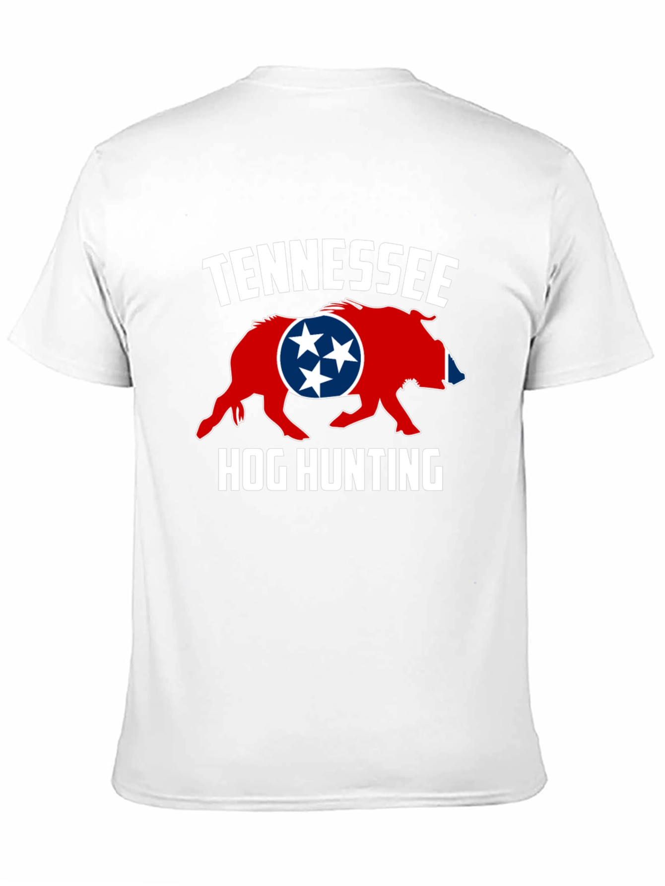 Tennessee Hog Hunting T-Shirt - Mens Black Tee