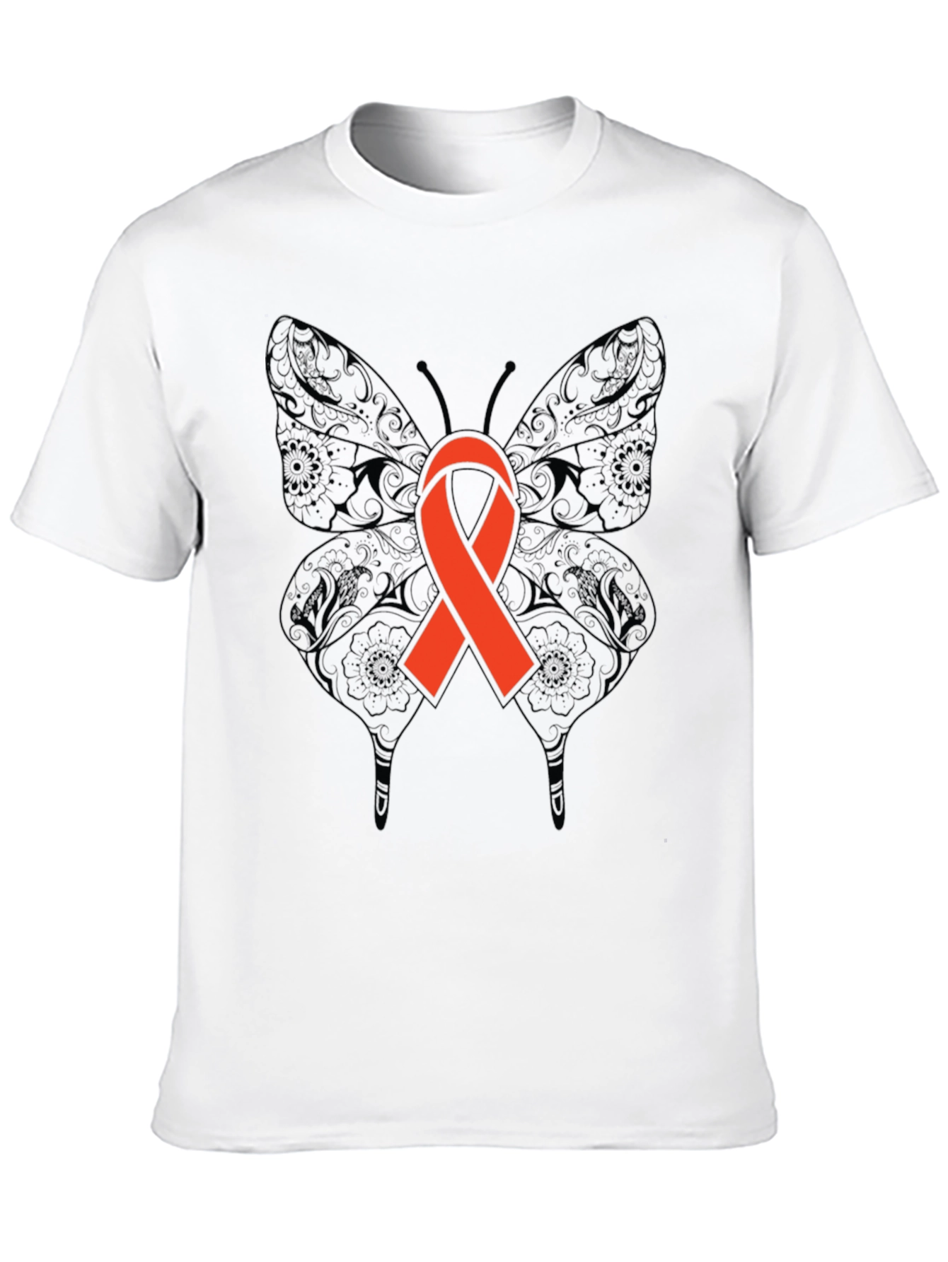 Butterfly Awareness Ribbon Graphic Tee