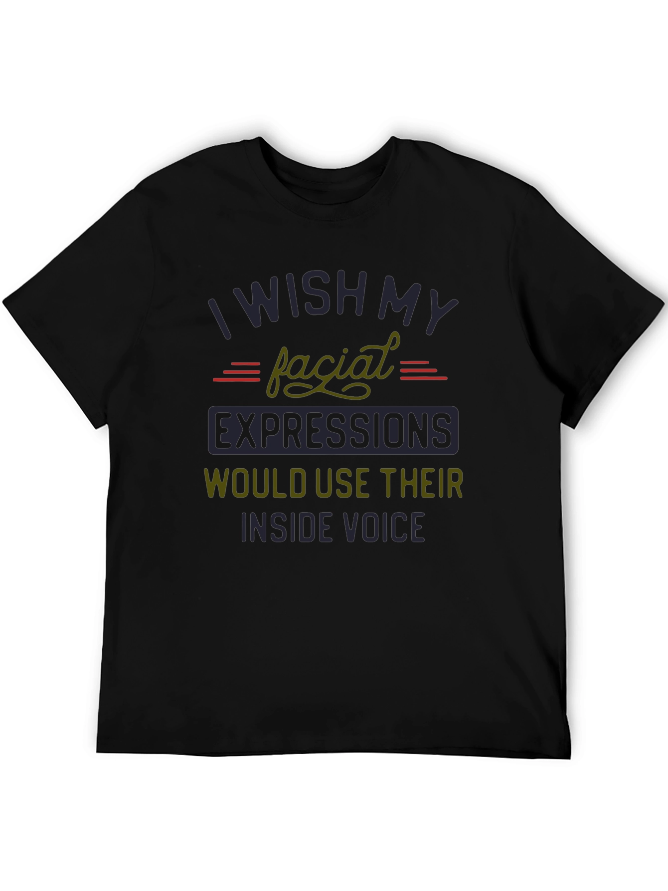 Humorous Graphic Tee - Inside Voice