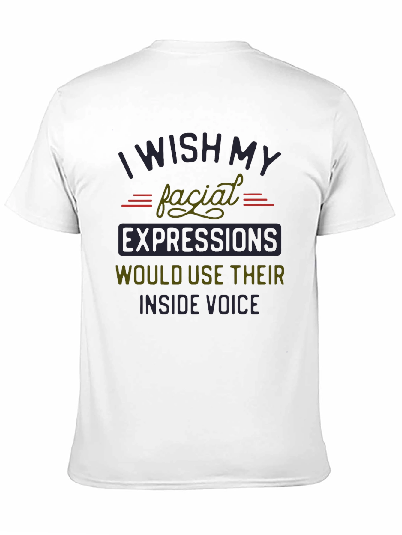 Humorous Graphic Tee - Inside Voice