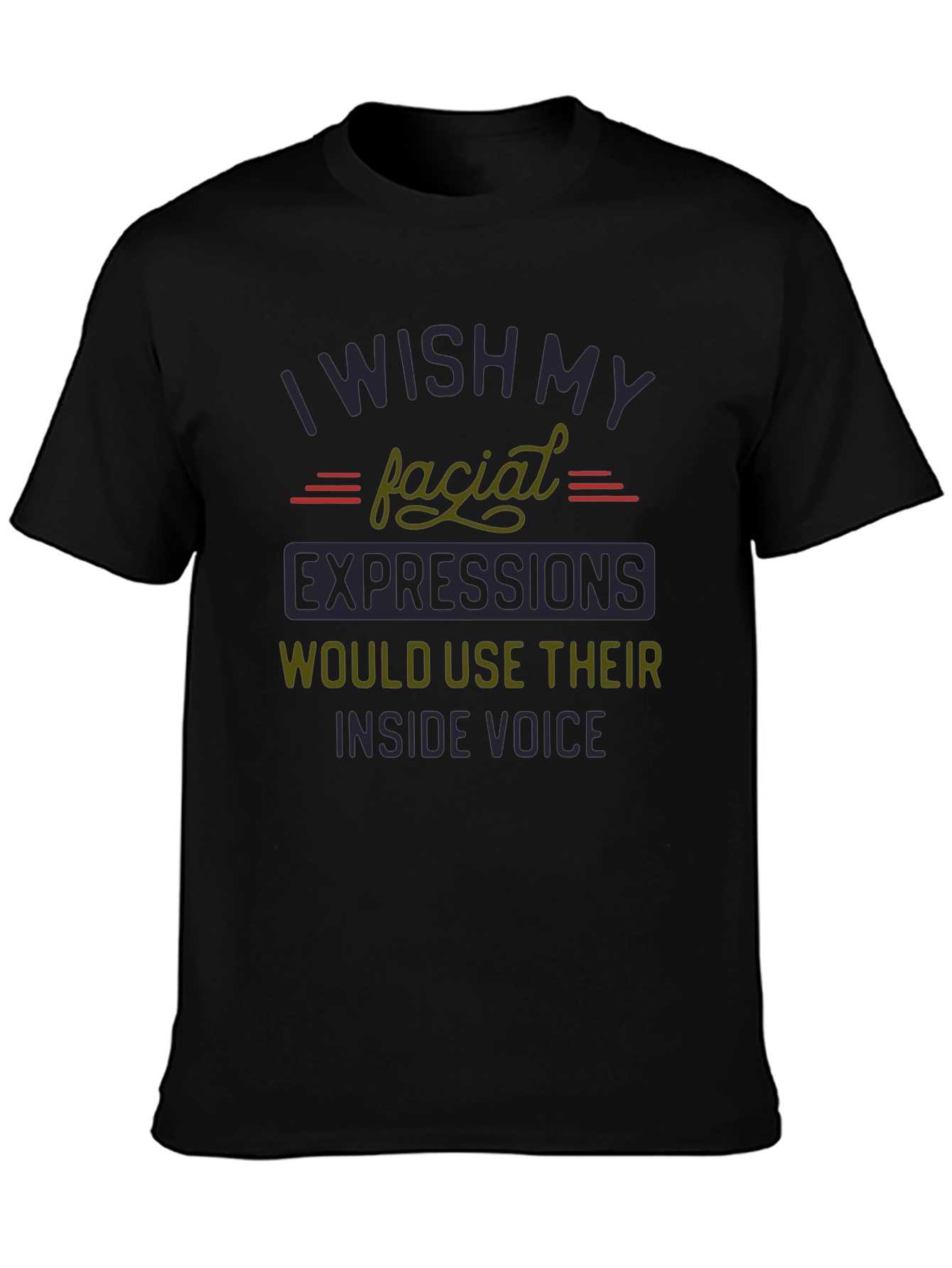 Humorous Graphic Tee - Inside Voice