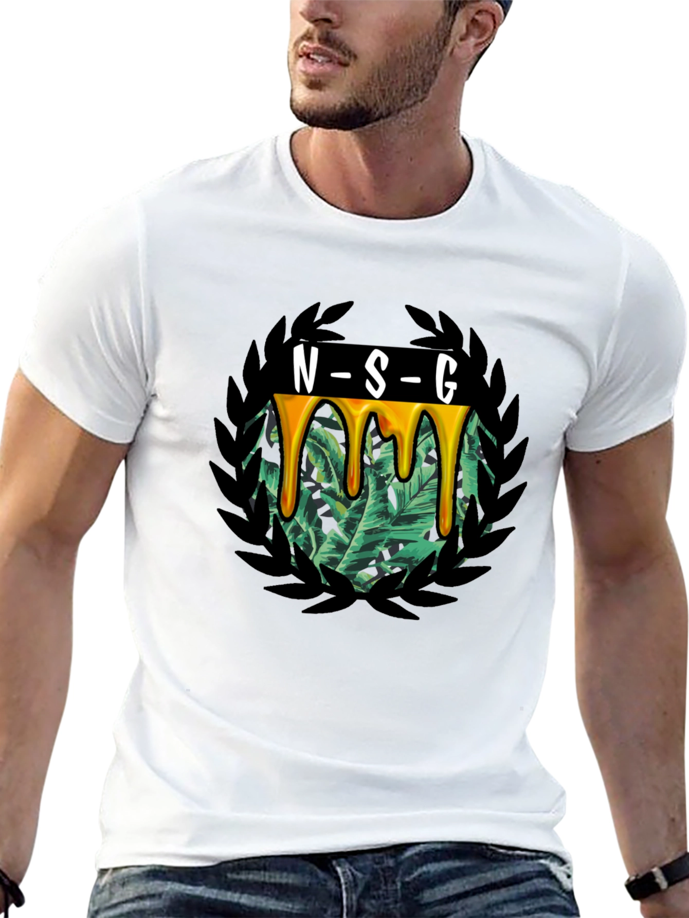 NSG Graphic Print T-Shirt - Black