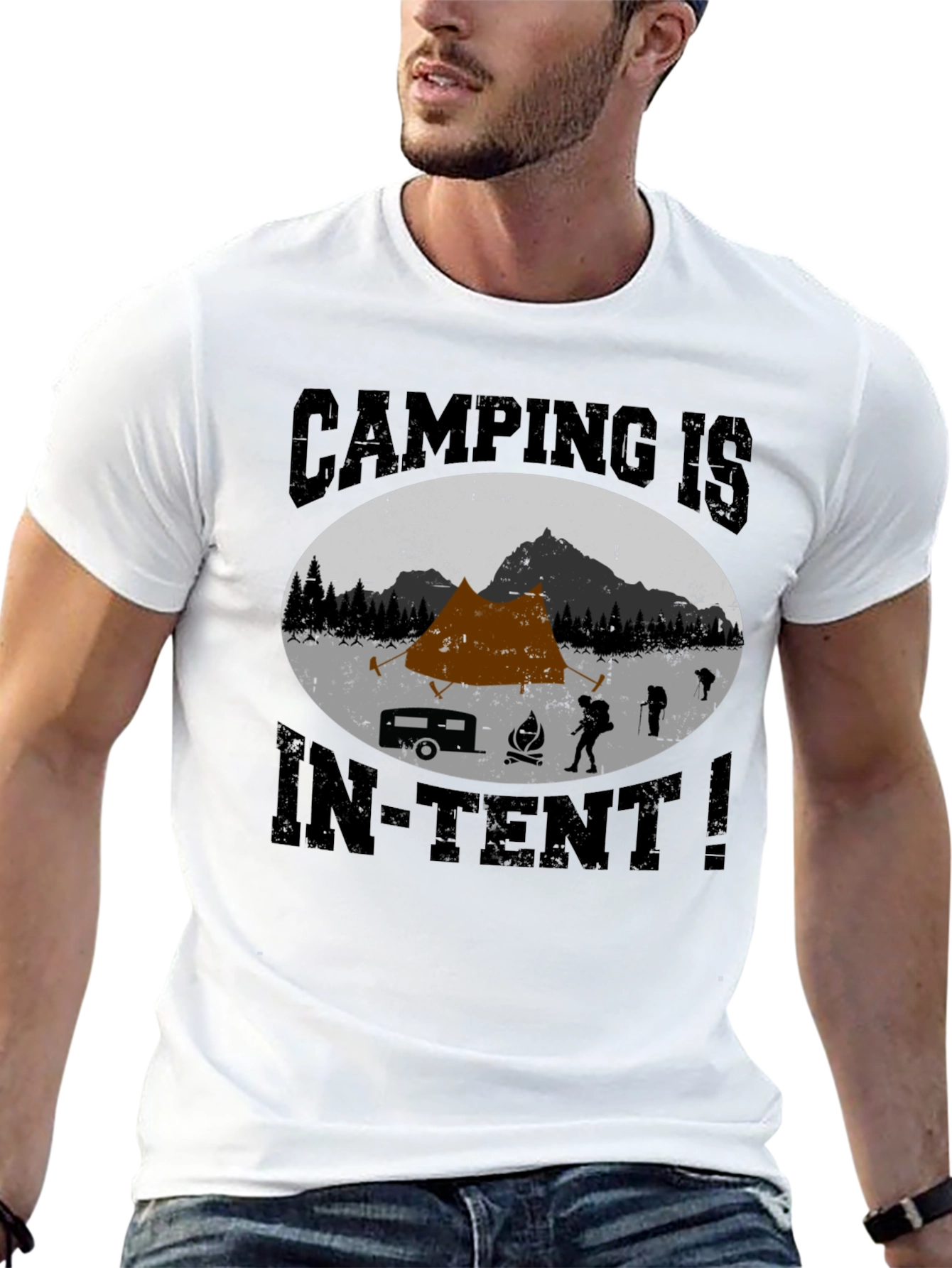 Camping Is In-Tent T-Shirt - Adventure Tee