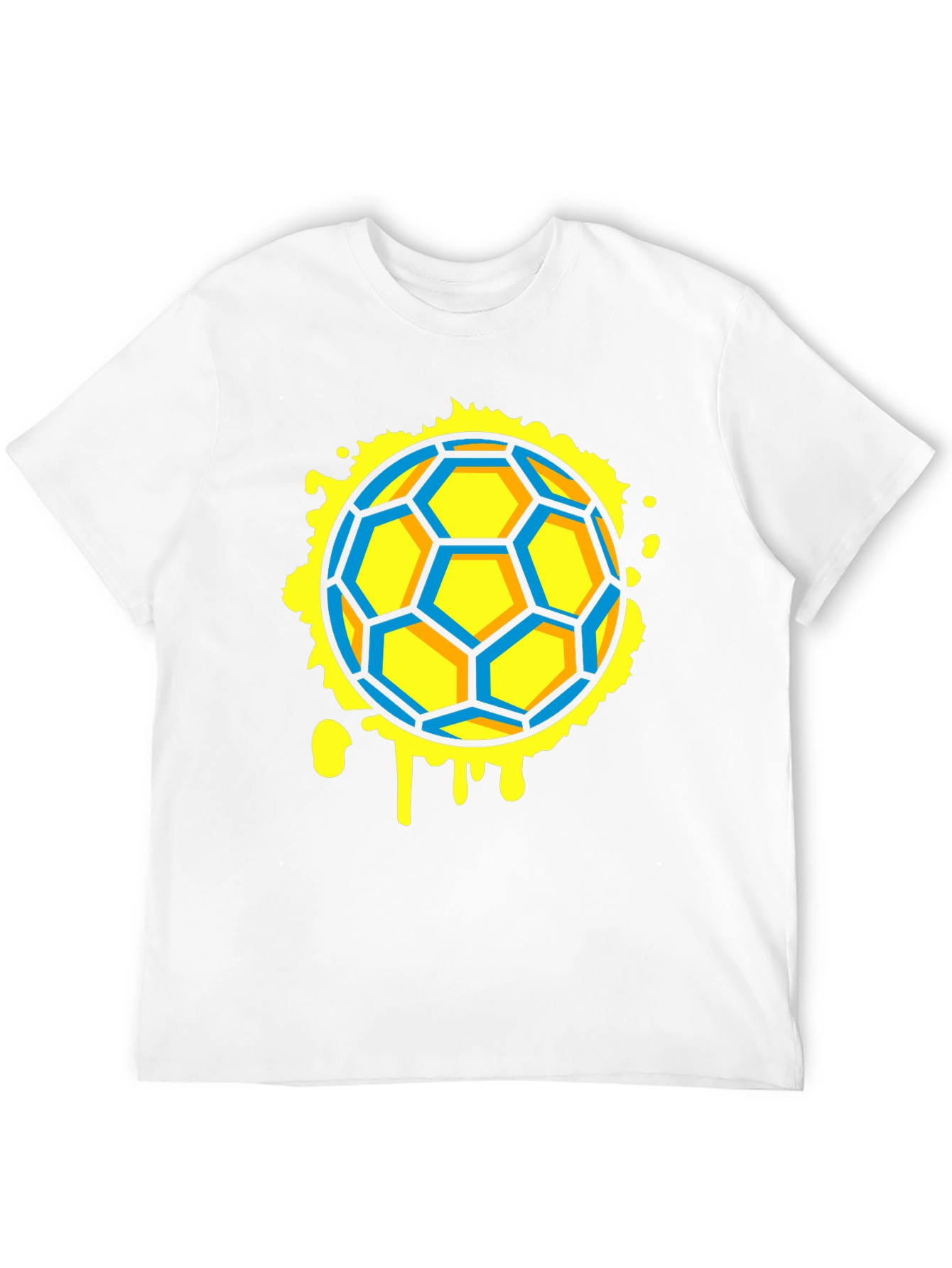 Soccer Ball Graphic Black Tee