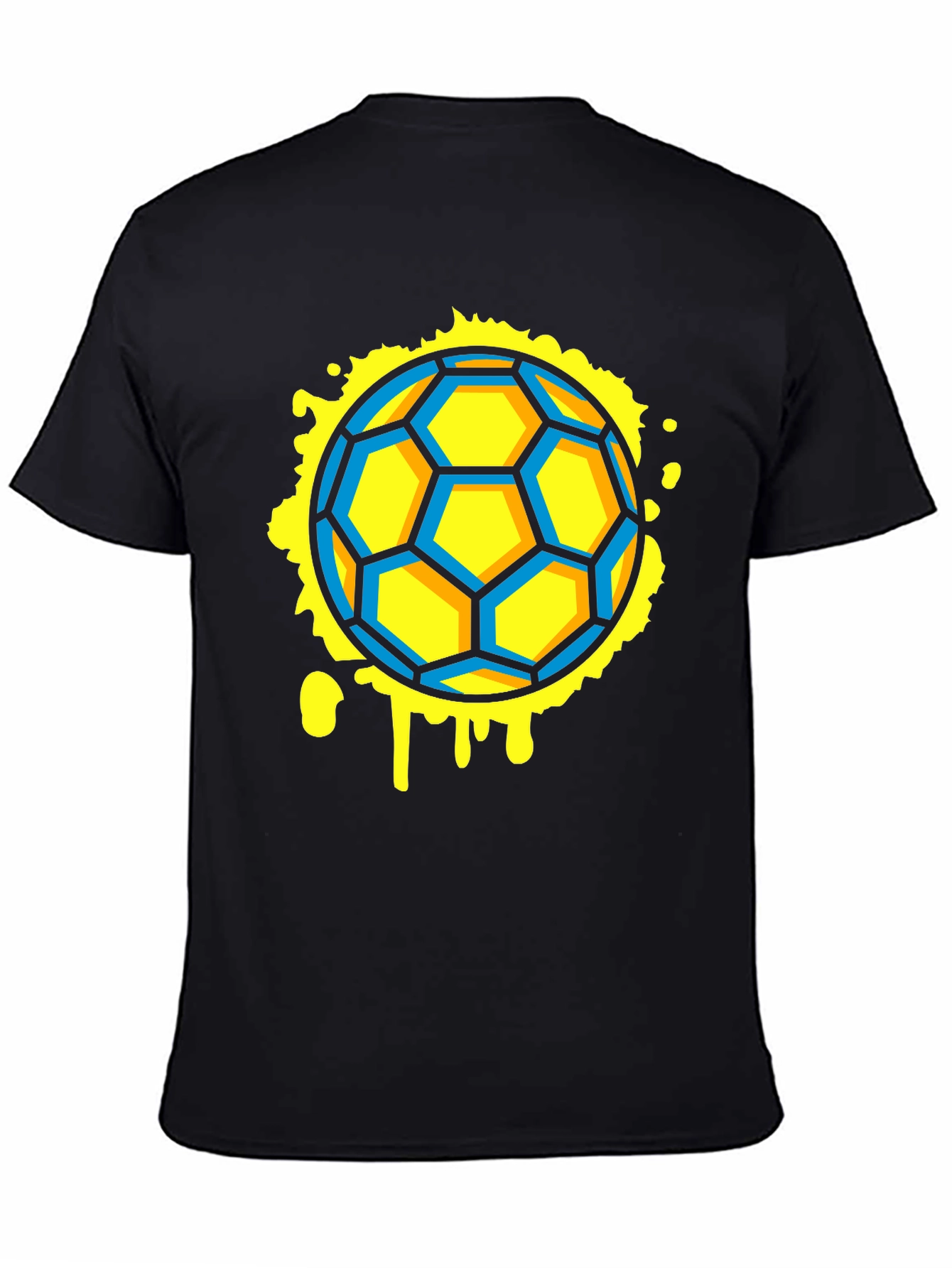 Soccer Ball Graphic Black Tee