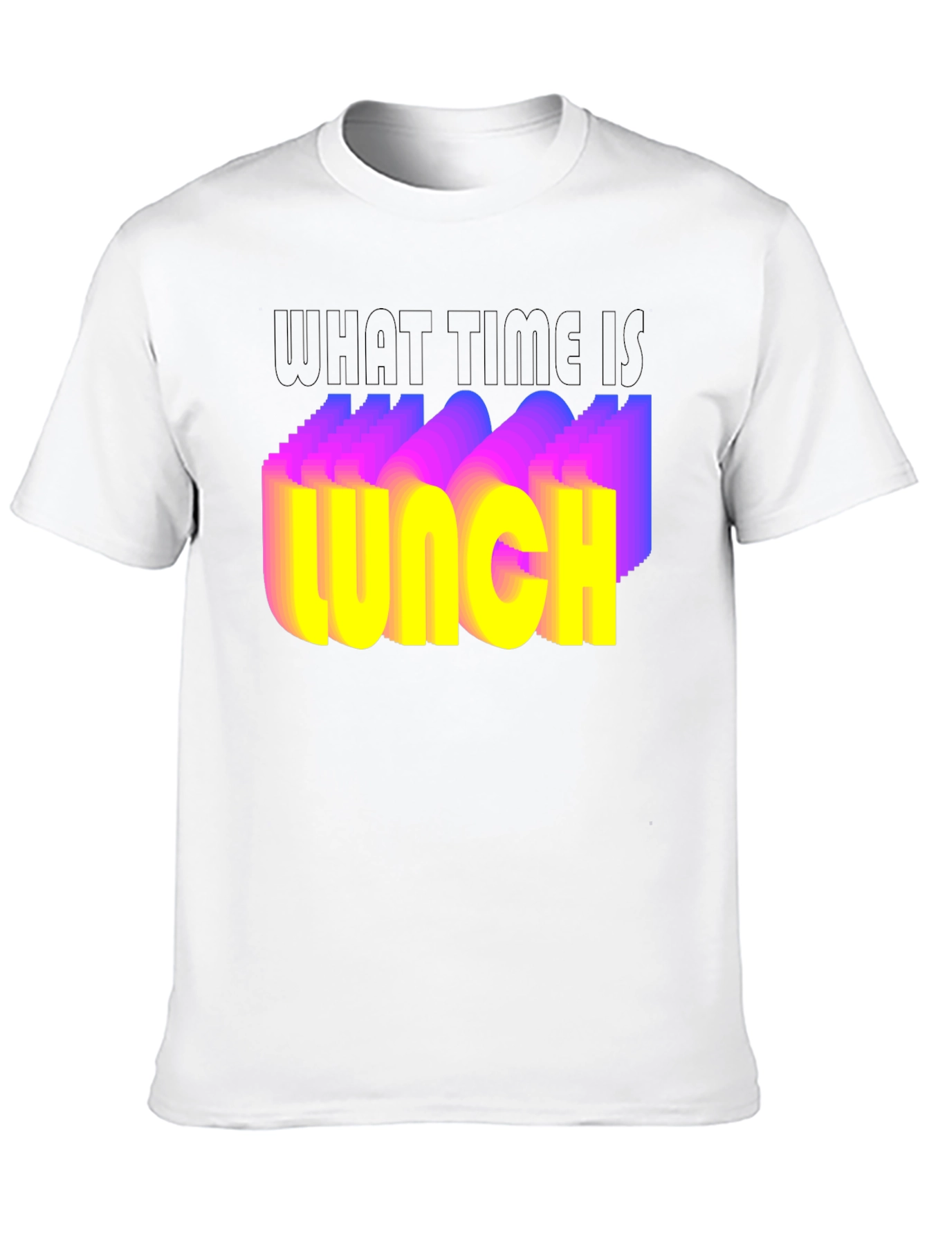 What Time Is Lunch T-Shirt - Funny Foodie Tee