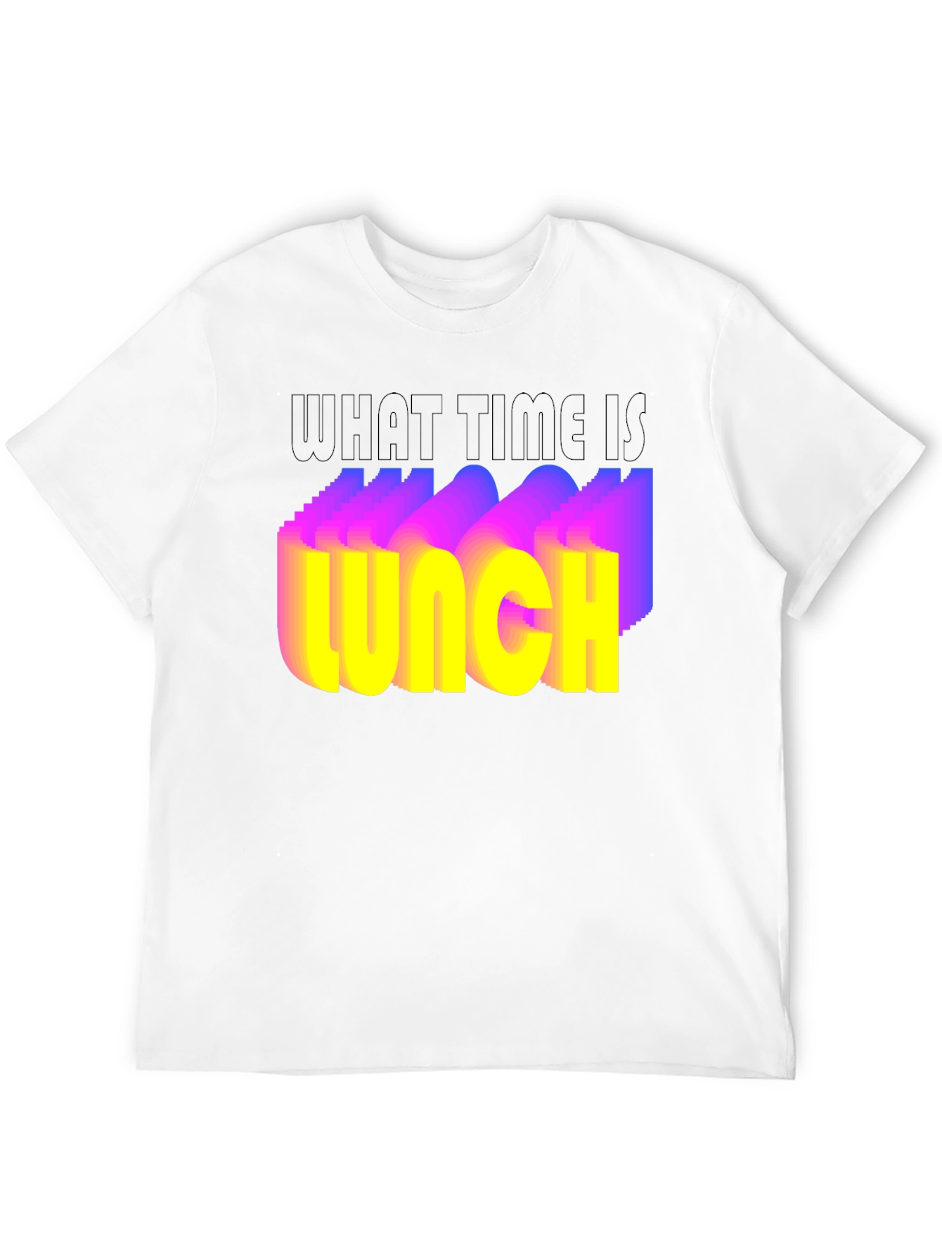 What Time Is Lunch T-Shirt - Funny Foodie Tee