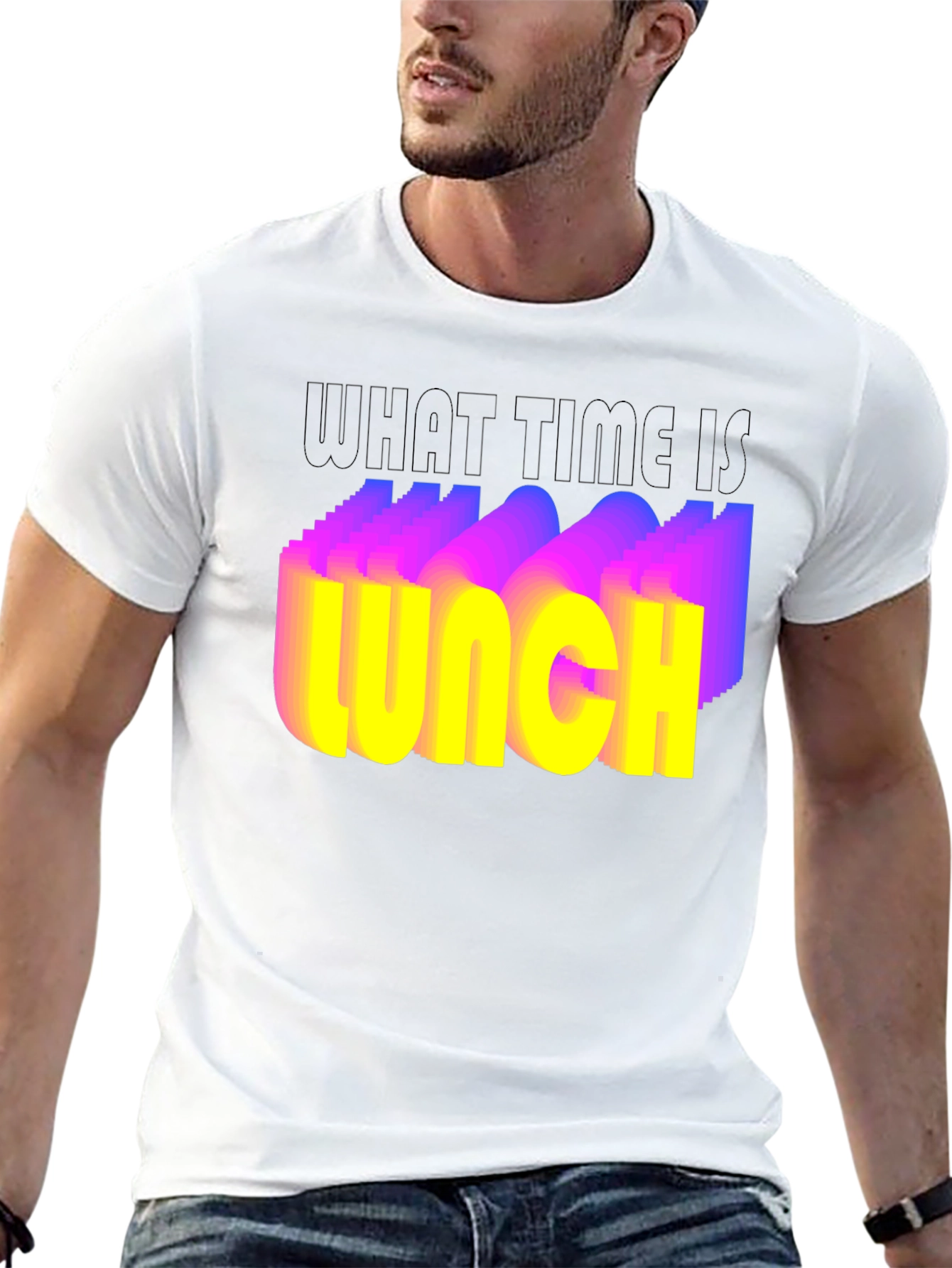 What Time Is Lunch T-Shirt - Funny Foodie Tee