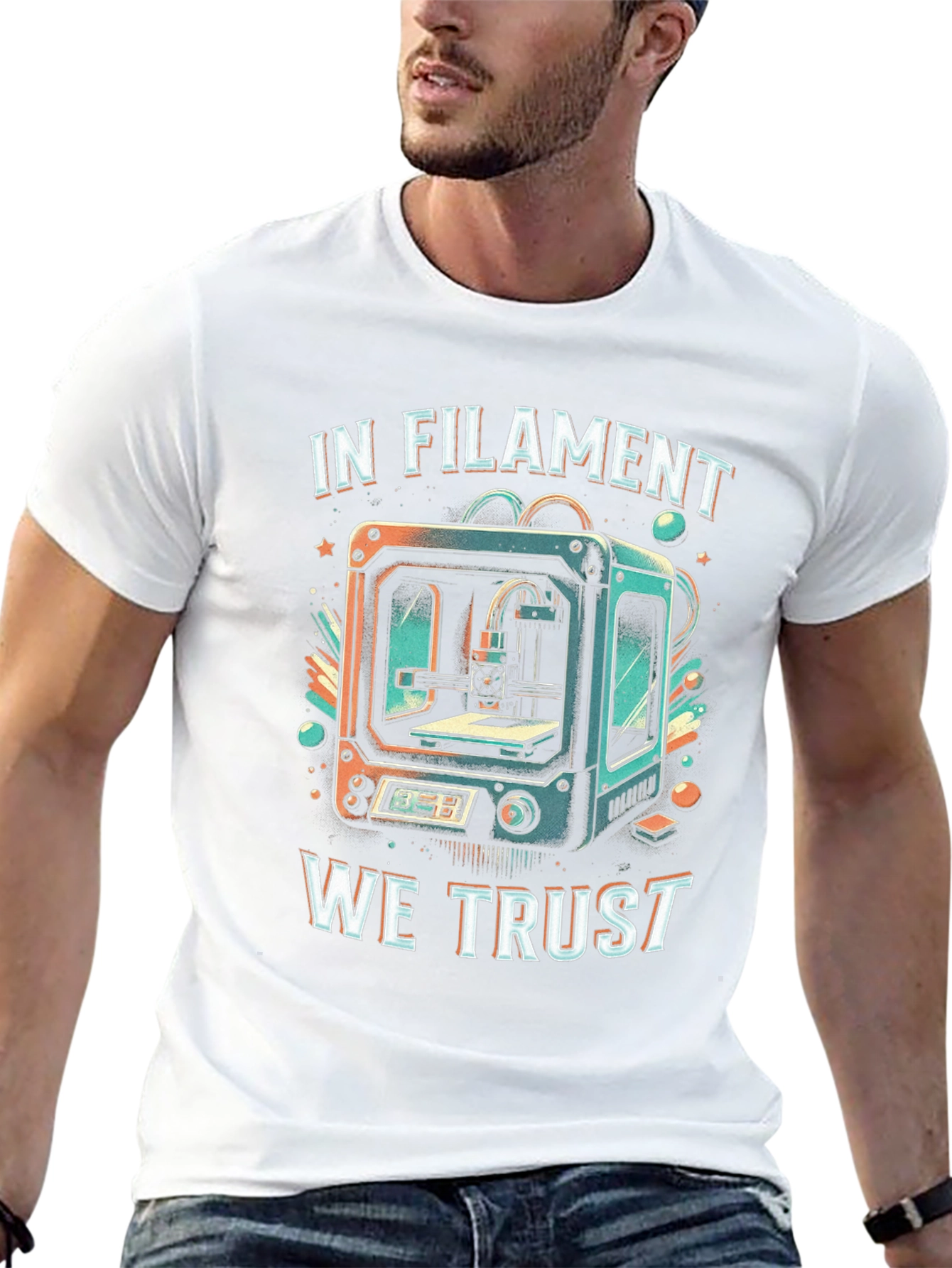In Filament We Trust 3D Printing T-Shirt