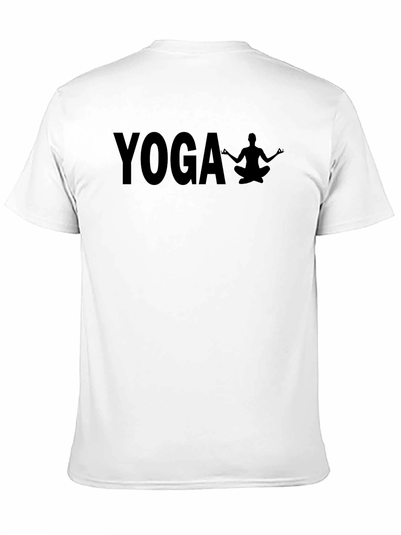 Yoga Graphic Tee - Relaxed Fit Black T-Shirt