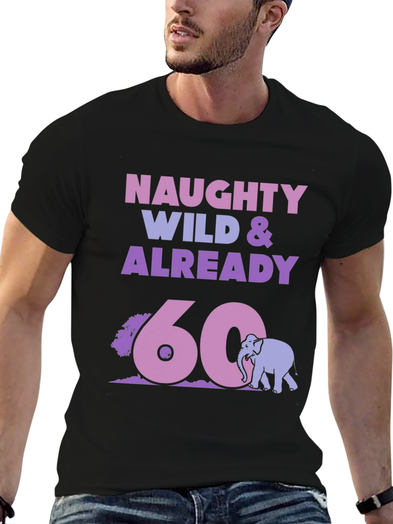 Naughty Wild 60th Birthday T-Shirt
