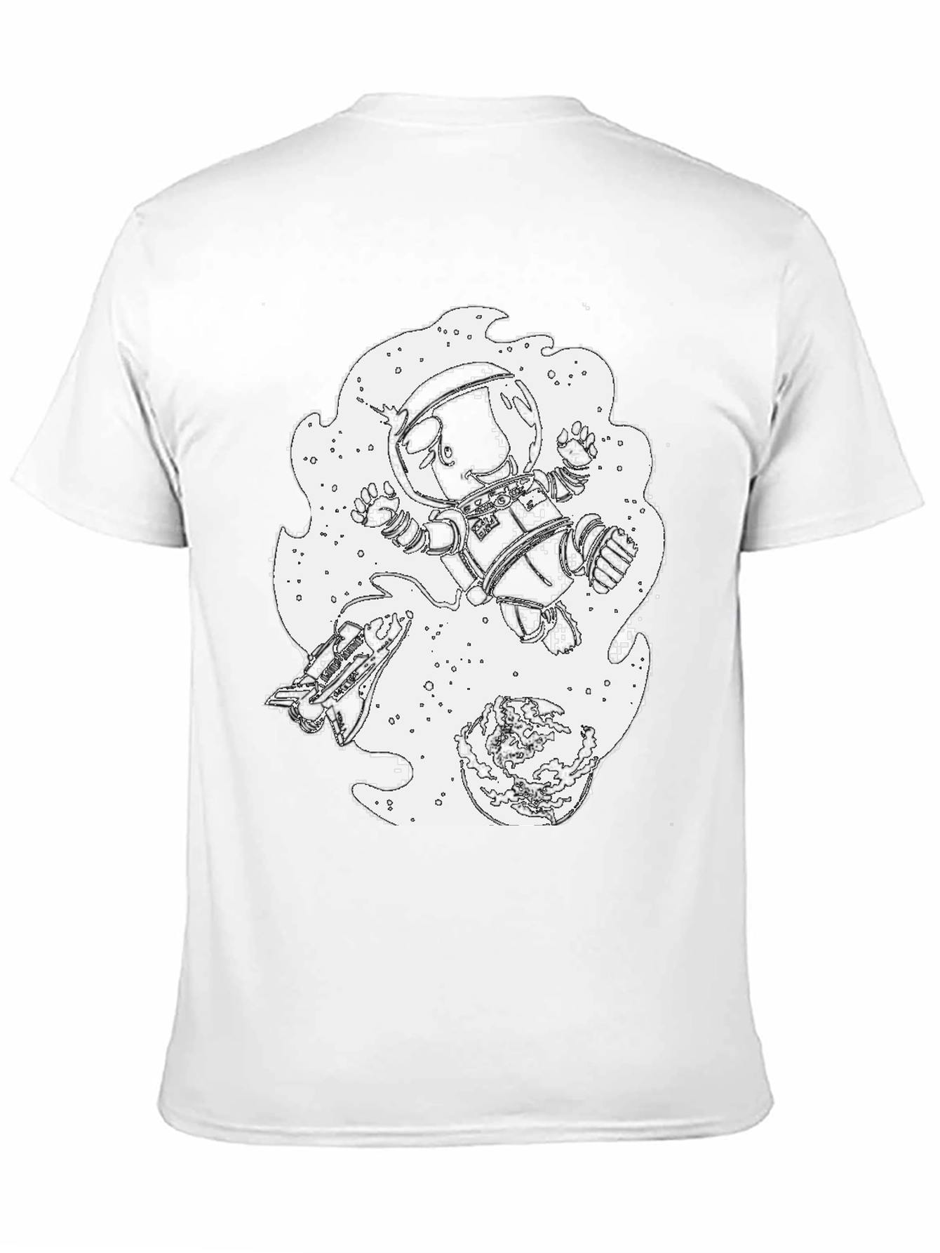 Astronaut Graphic Tee - Space Exploration Shirt