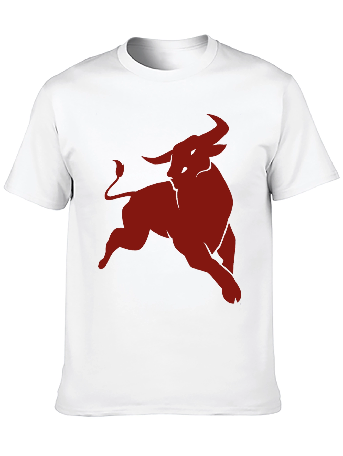 Bold Bull Graphic Tee - Black Cotton Comfort