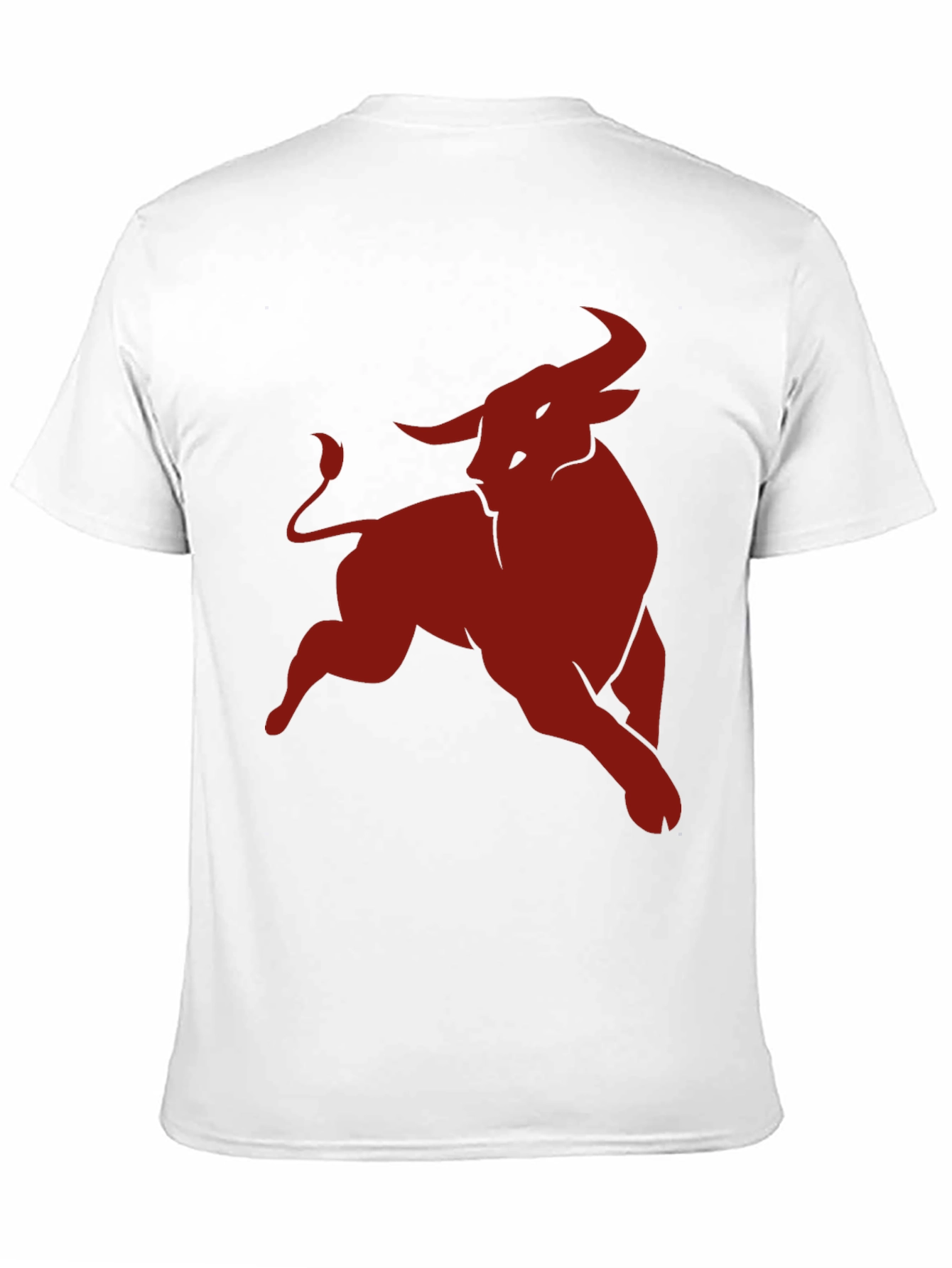Bold Bull Graphic Tee - Black Cotton Comfort
