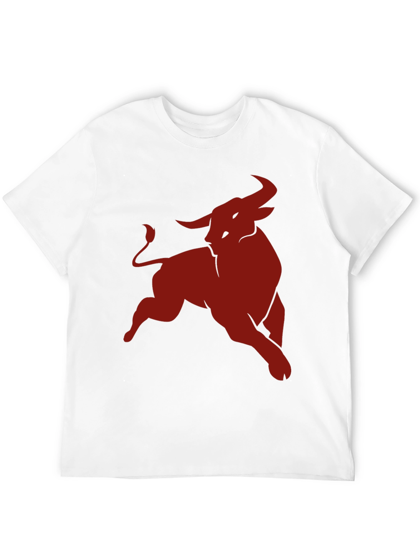 Bold Bull Graphic Tee - Black Cotton Comfort