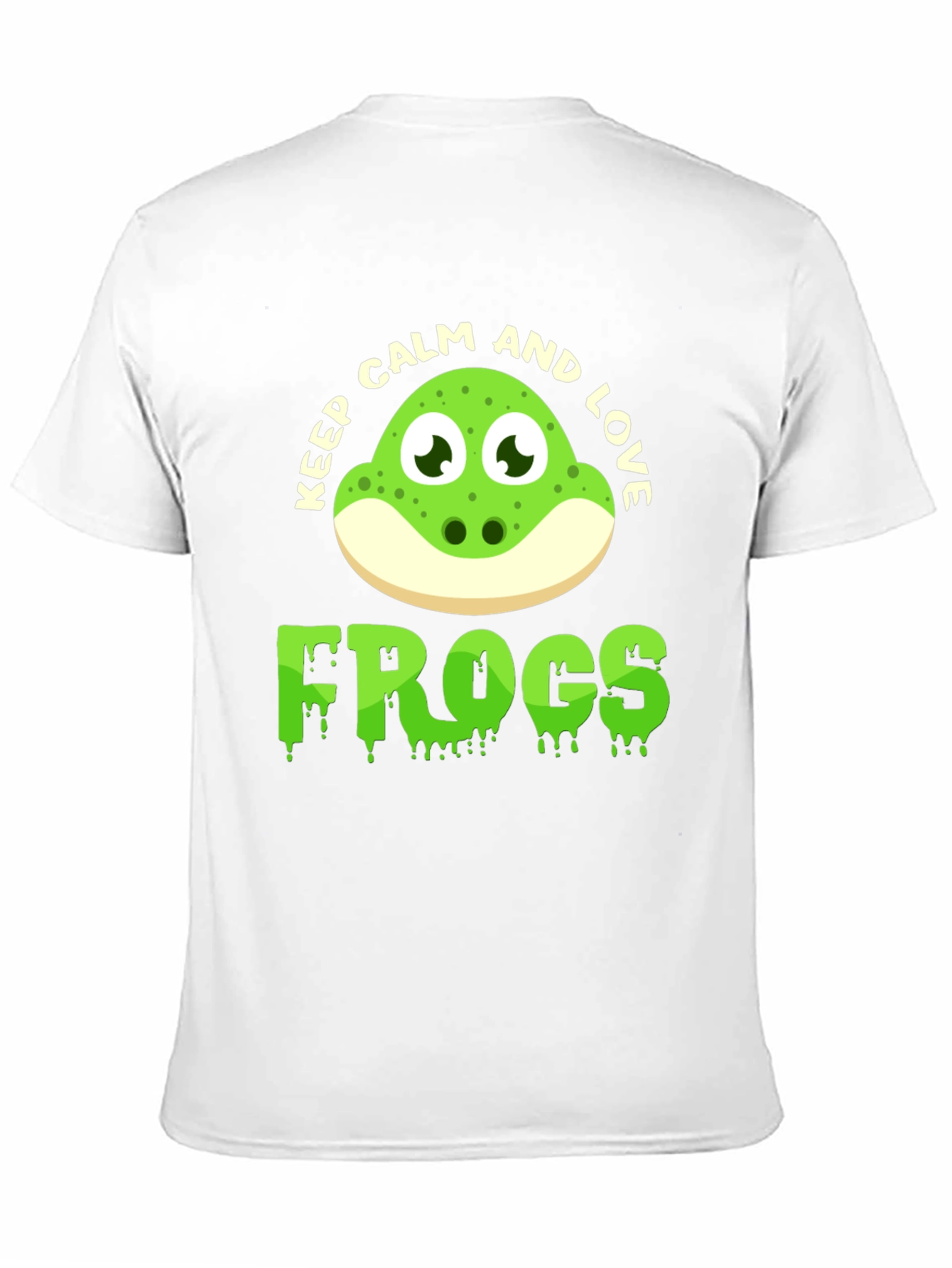 Keep Calm and Love Frogs Graphic Tee