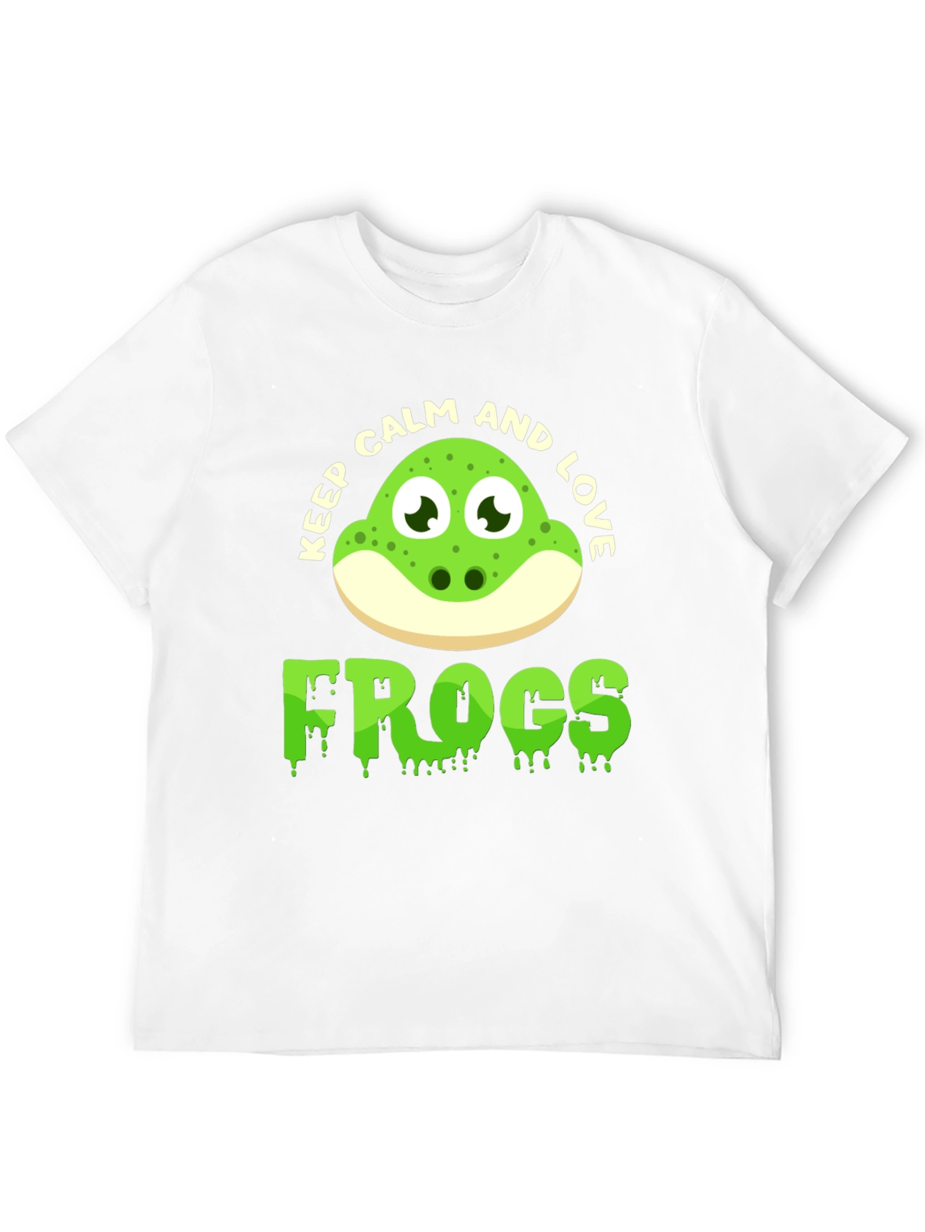 Keep Calm and Love Frogs Graphic Tee