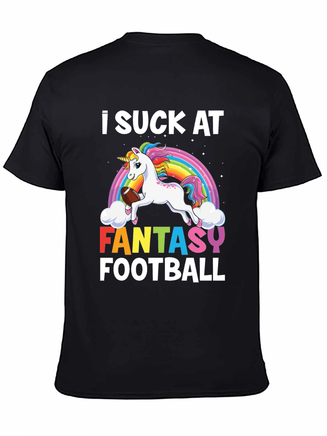Funny Fantasy Football Unicorn T-Shirt