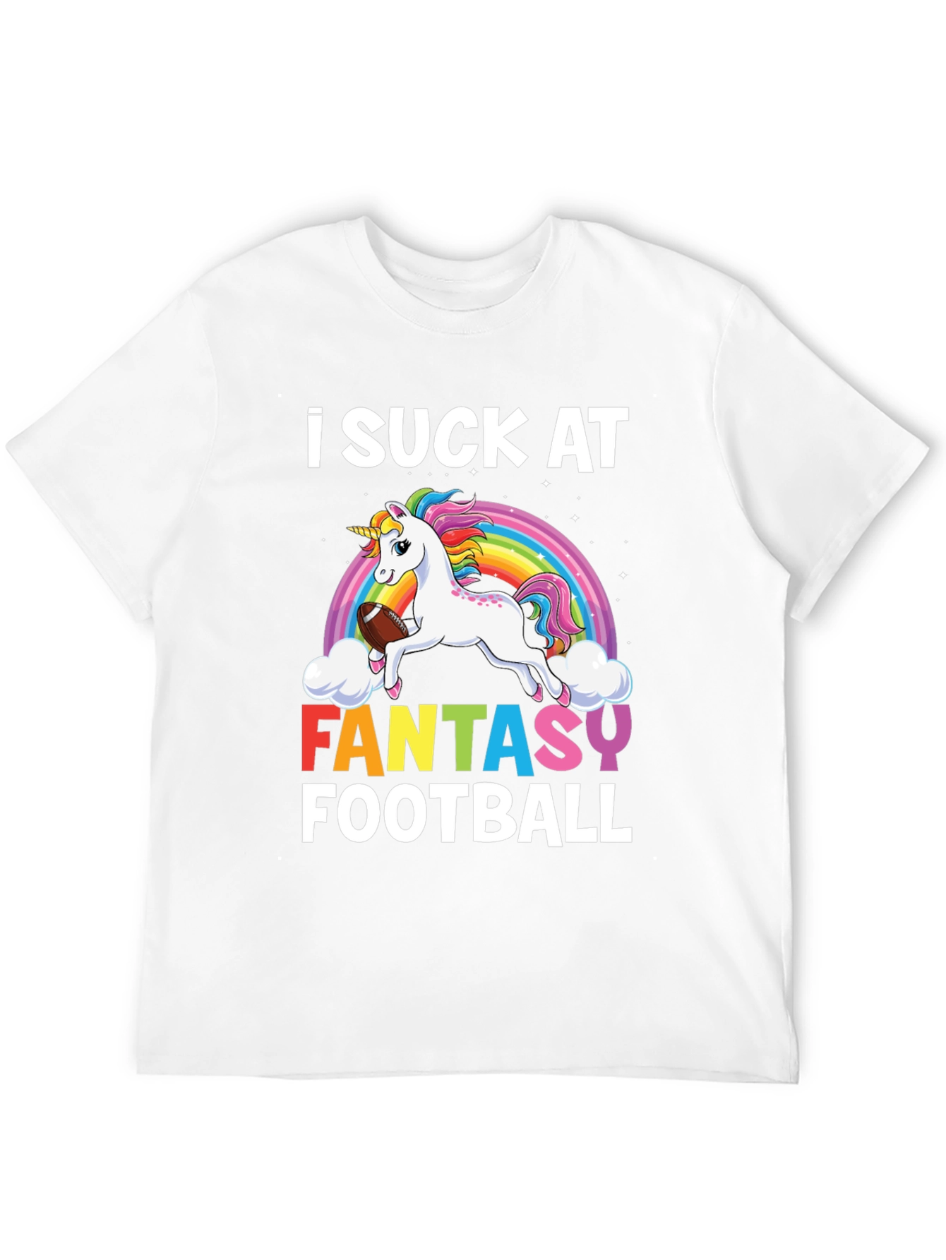 Funny Fantasy Football Unicorn T-Shirt
