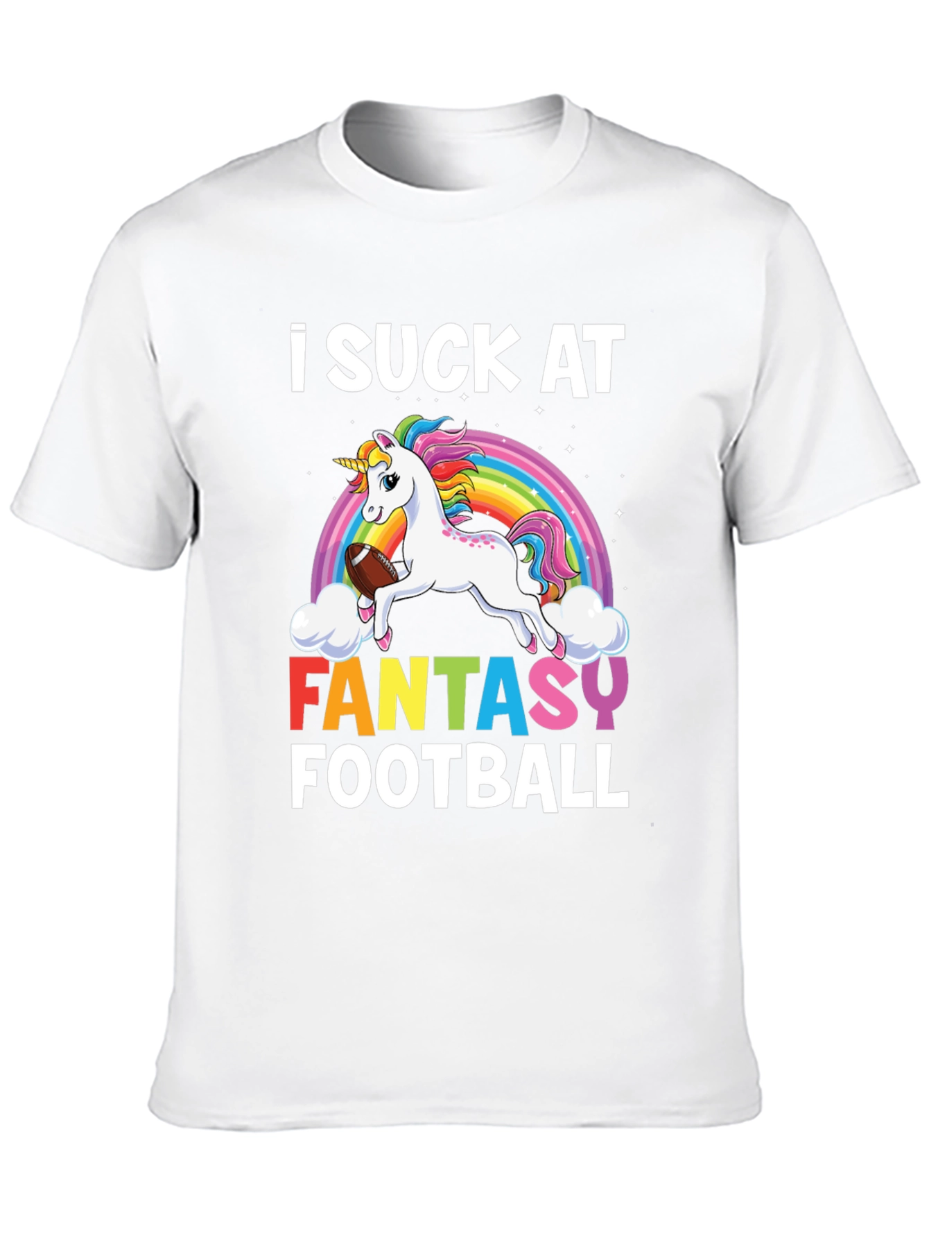 Funny Fantasy Football Unicorn T-Shirt