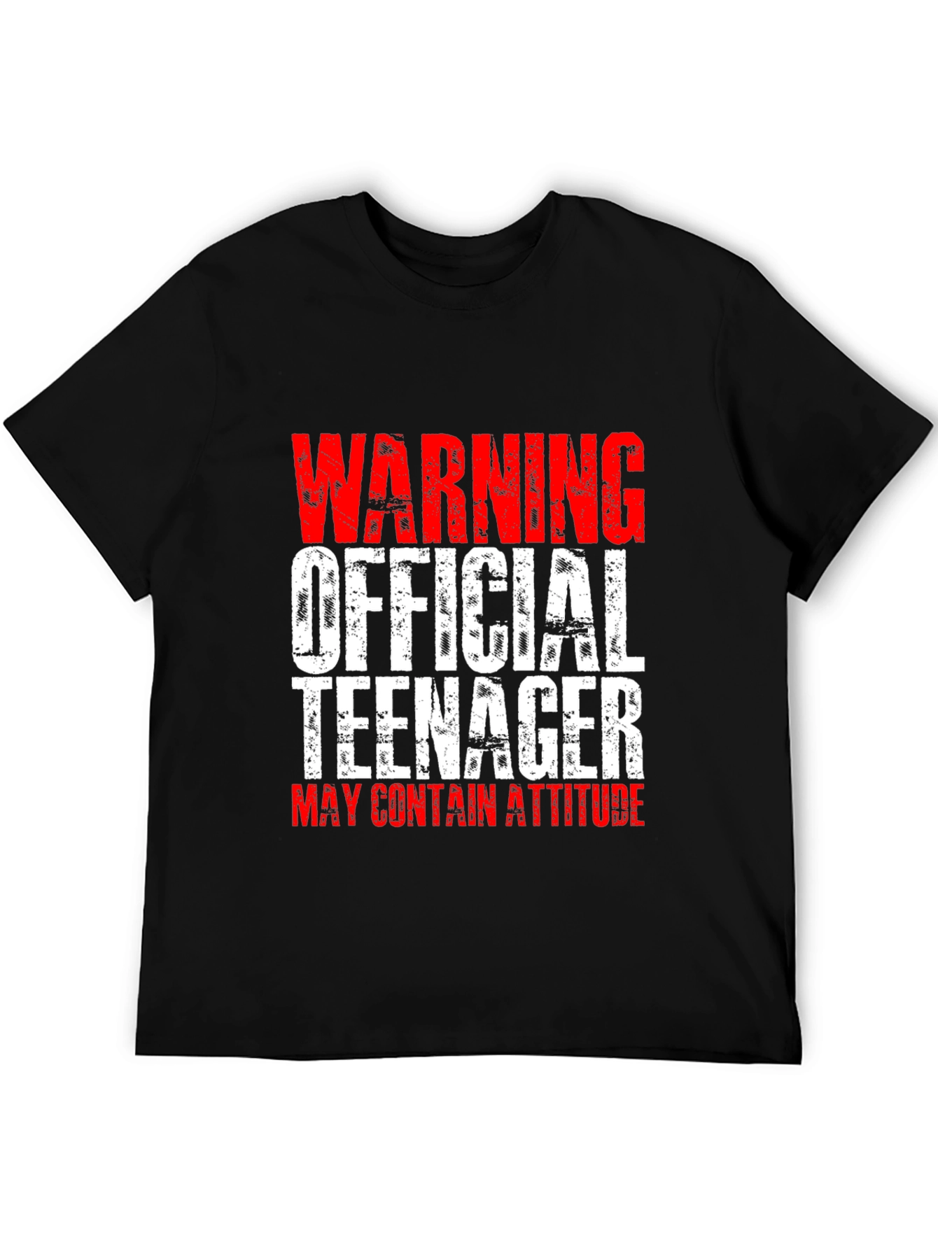 Warning Official Teenager T-Shirt - Funny Teen Gift