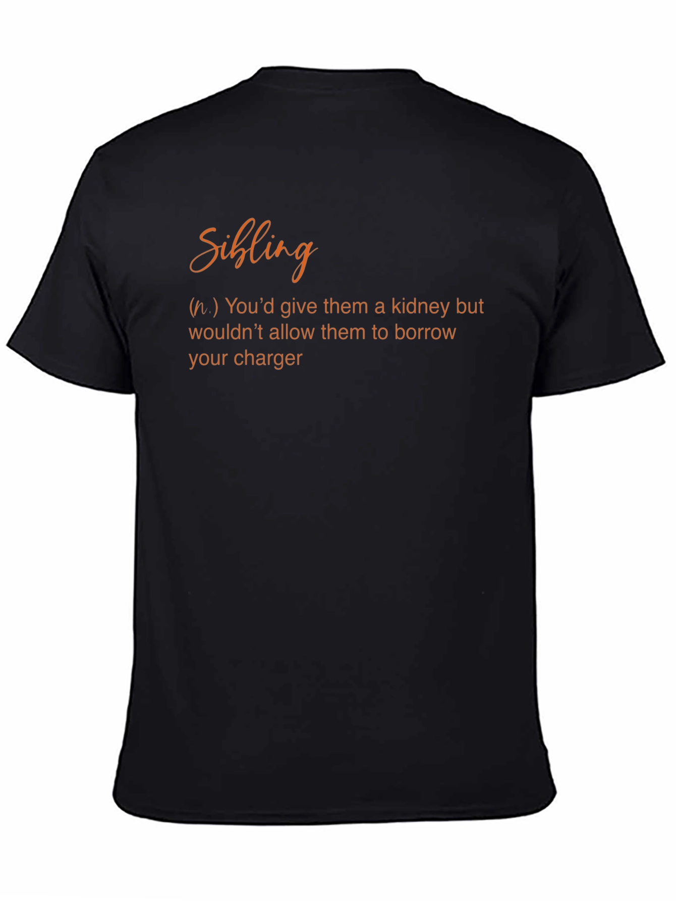 Funny Sibling Definition Graphic T-Shirt