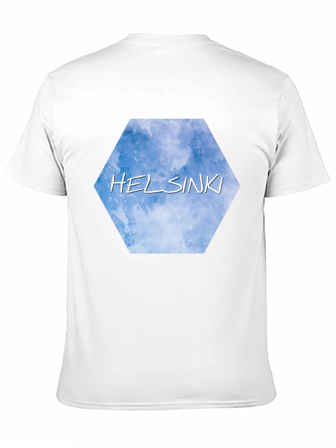 Helsinki Sky Hexagon Black T-Shirt